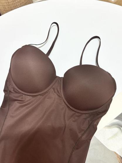 Set di body da donna sexy con patchwork effetto snellente, spalline regolabili, lunghezza normale, taglie XS–XXL, adatto a tutte le stagioni, confezione da 3 pezzi