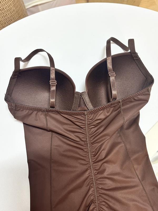 Set di body da donna sexy con patchwork effetto snellente, spalline regolabili, lunghezza normale, taglie XS–XXL, adatto a tutte le stagioni, confezione da 3 pezzi