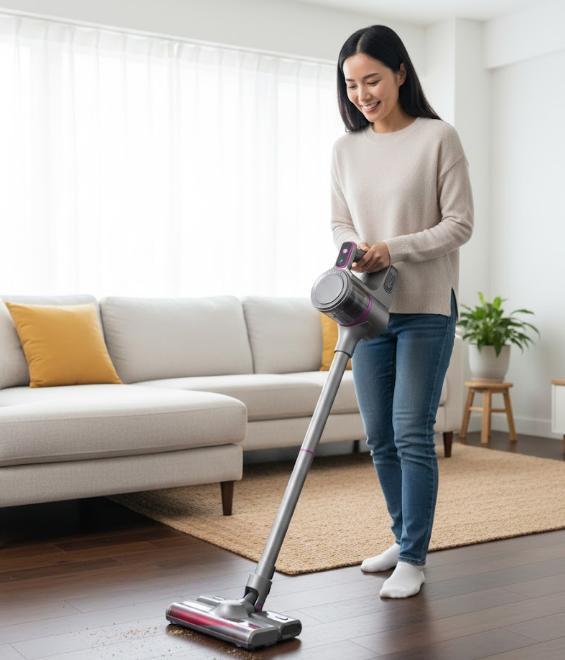 Aspirapolvere Senza Fili 4-in-1 con Funzione Lavaggio/Mop, Portatile e Verticale