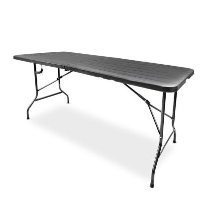 Tavolo Pic Nic Pieghevole Grigio 180x70x74 cm in Acciaio Resistente ai UV