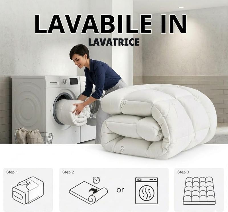 Topper Materasso 10cm Ultra-Morbido- Microfibra Premium Traspirante Effetto Nuvola, Antiscivolo, Lavabile ed Extra spesso