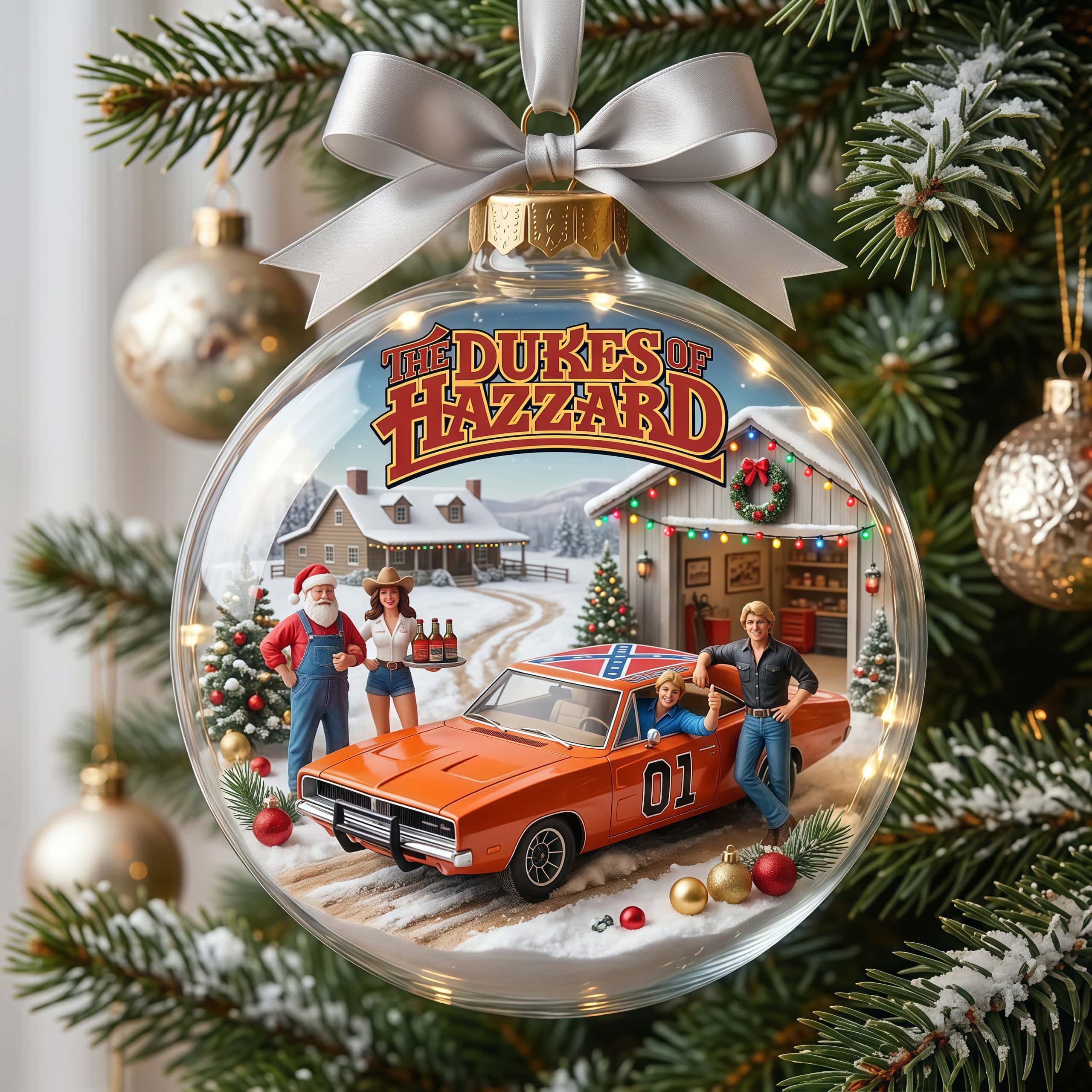 The Dukes of Hazzard Christmas Ornament