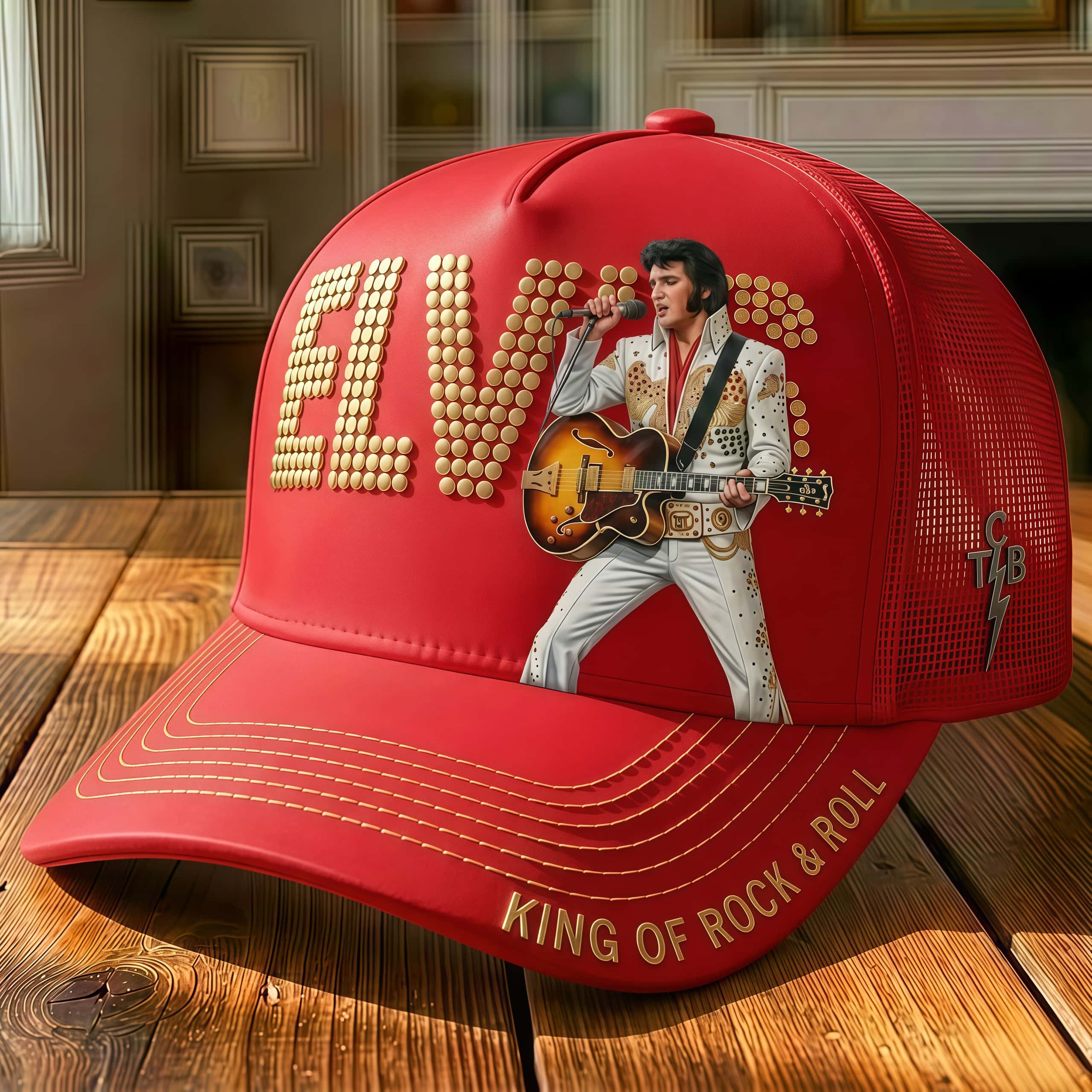 King of Rock & Roll Mesh Trucker Hat