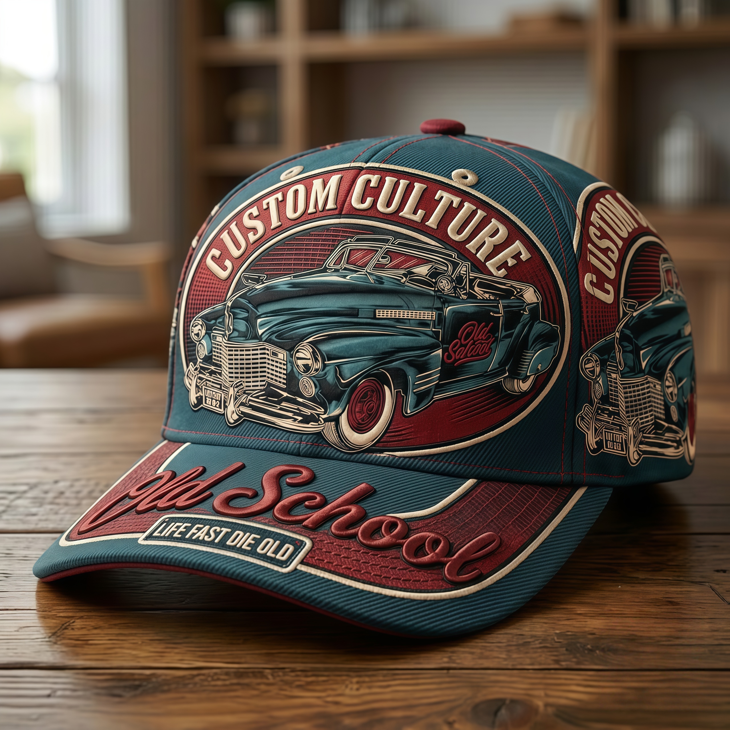 Custom Culture Vintage Roadster Baseball Cap