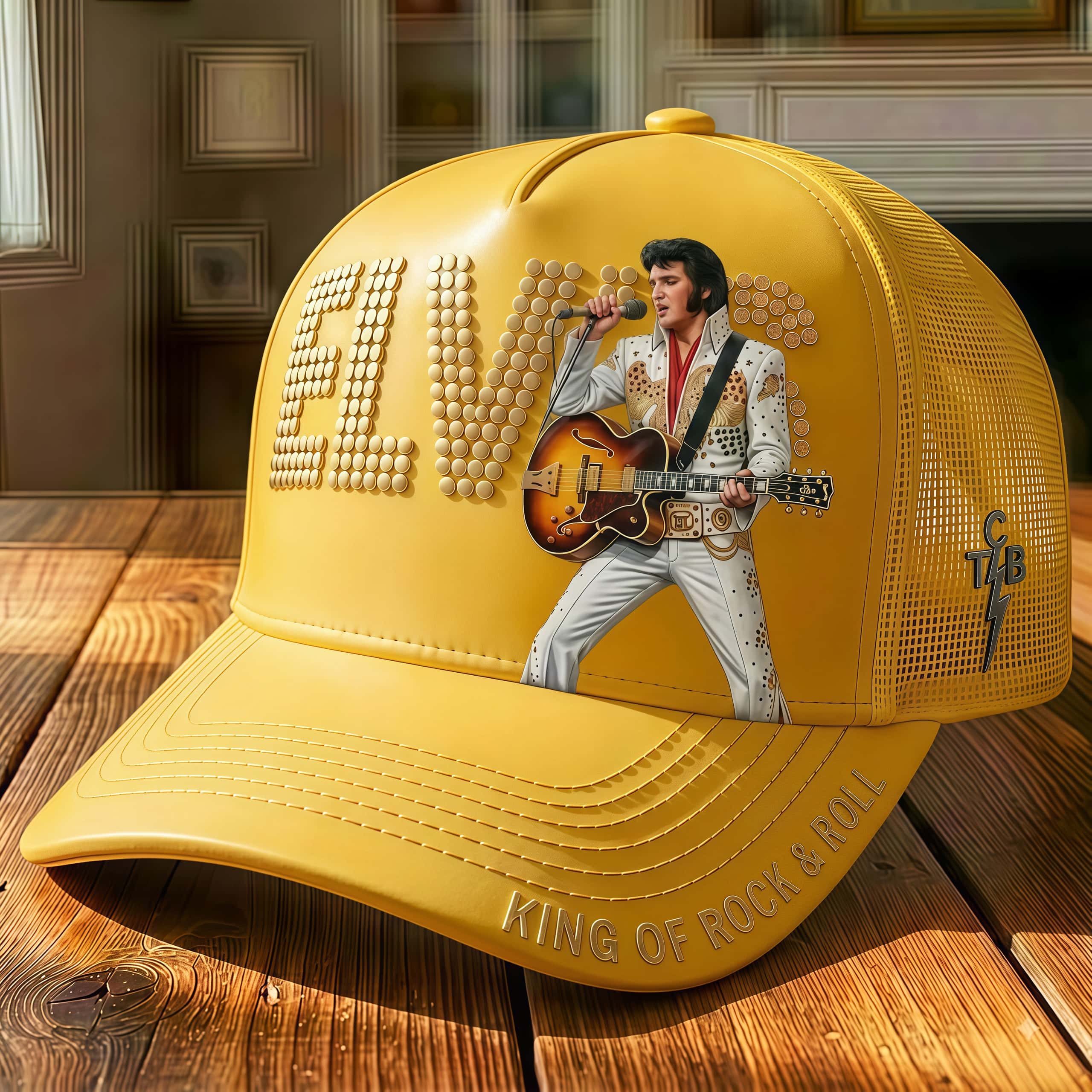 King of Rock & Roll Mesh Trucker Hat