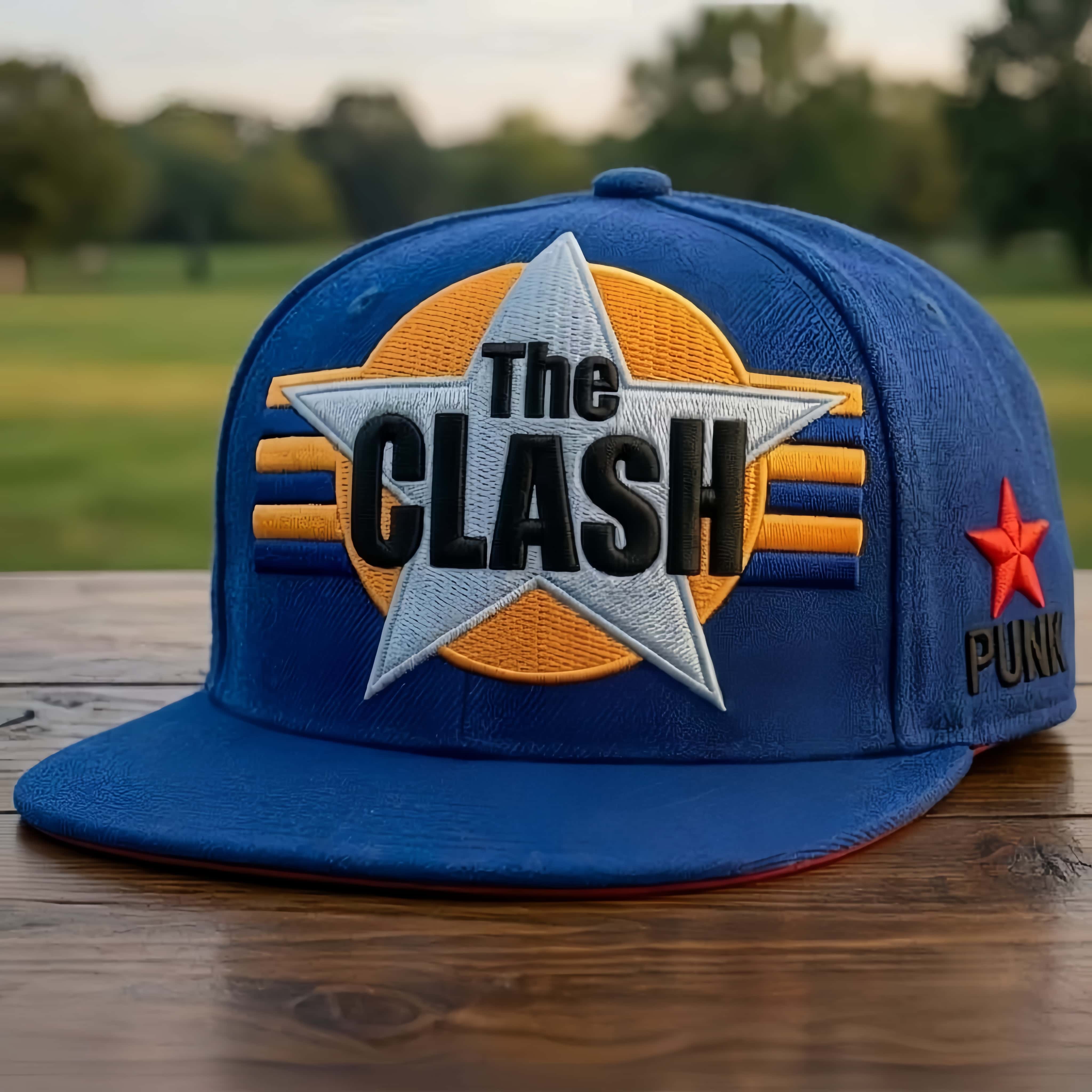 Vintage Punk Rock Graphic Snapback Hat