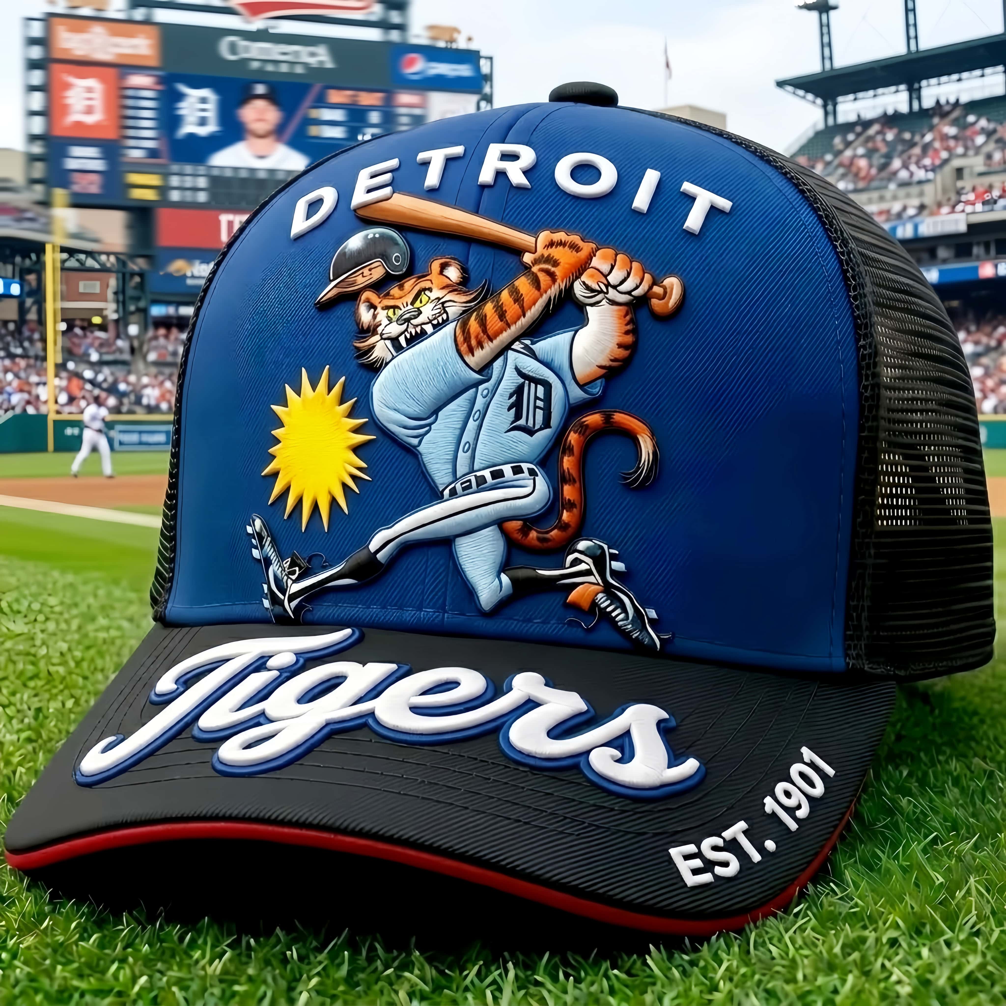 Detroit Baseball Trucker Hat