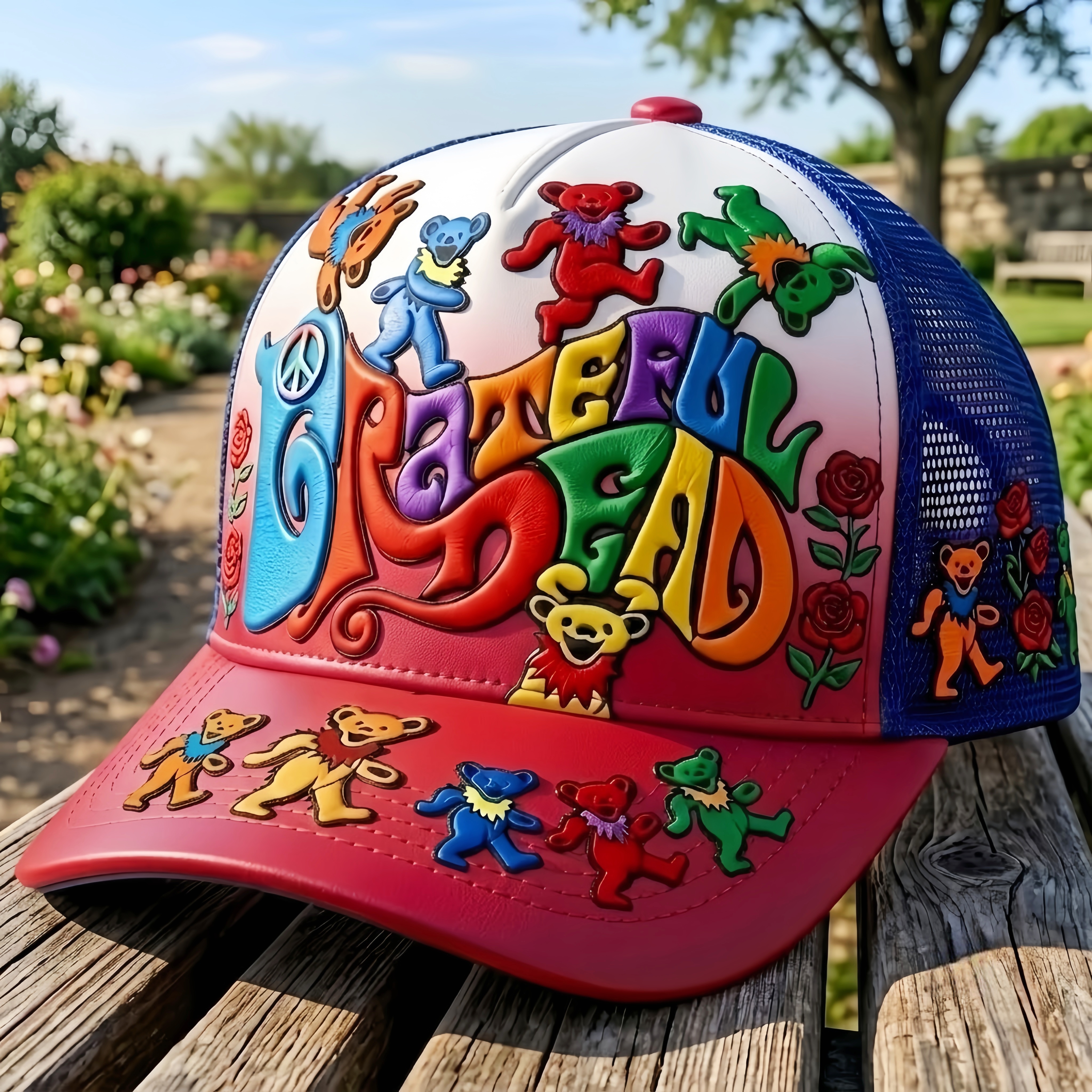 Dancing Bears Mesh Back Trucker Hat