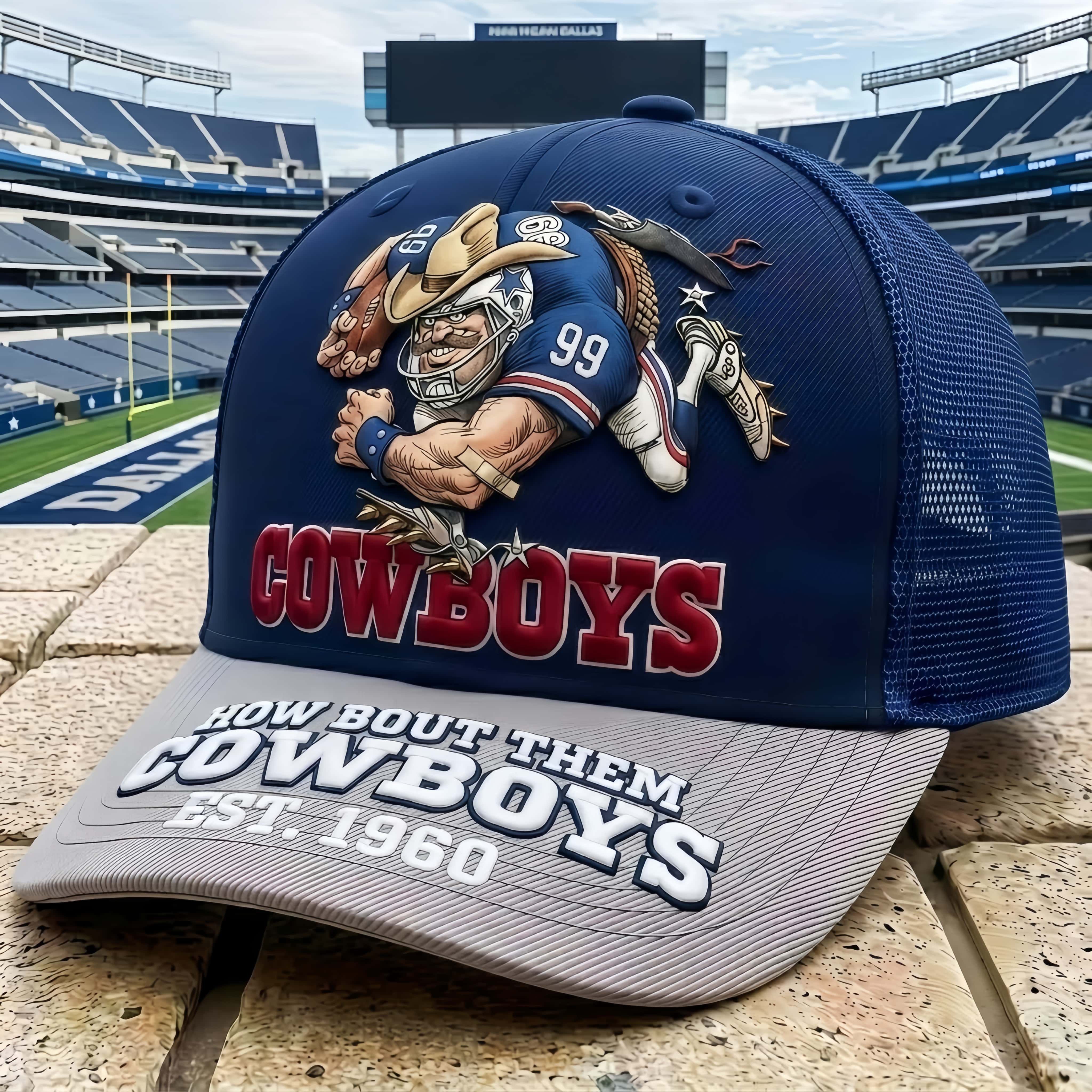 Dallas Football Fan Snapback Trucker Hat