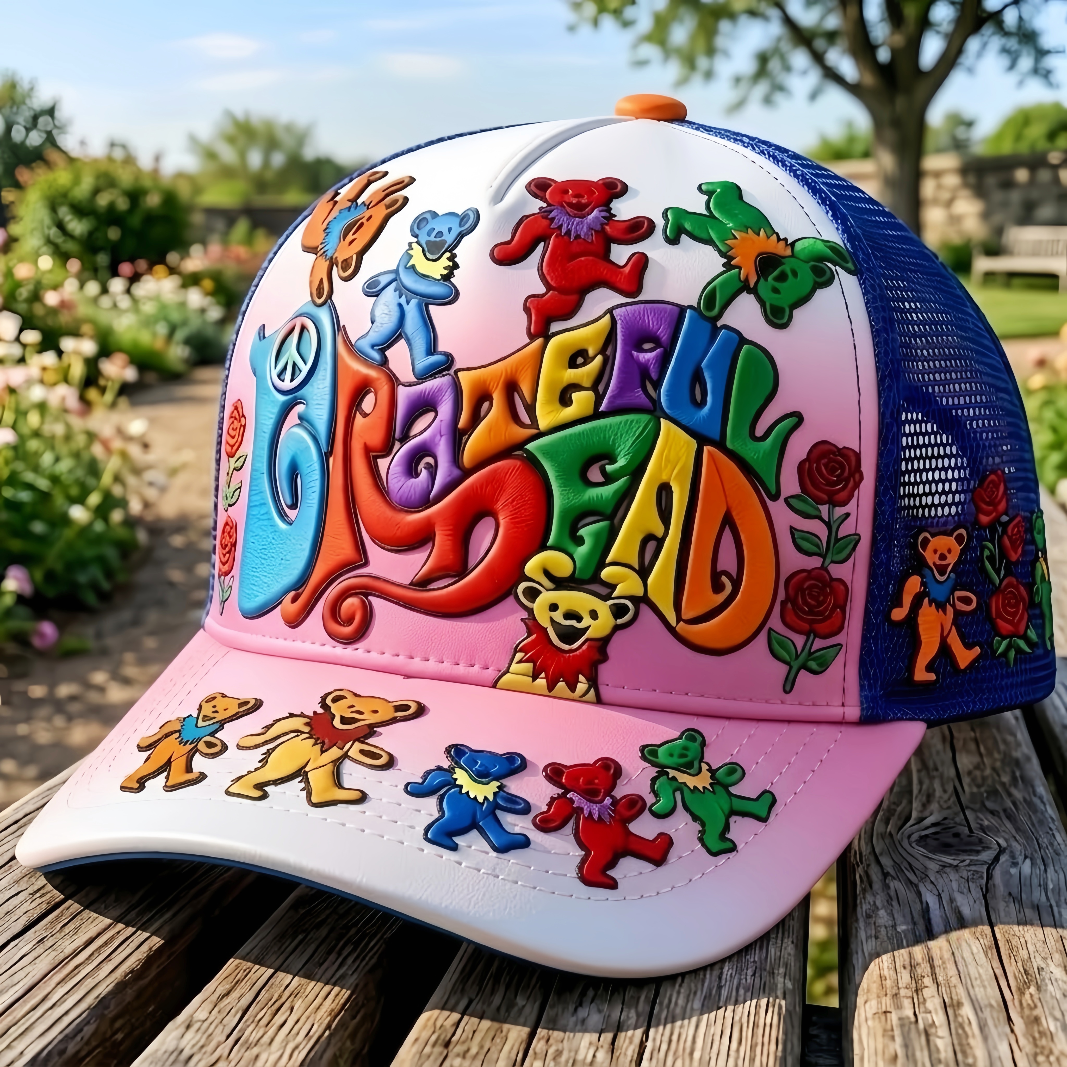 Dancing Bears Mesh Back Trucker Hat