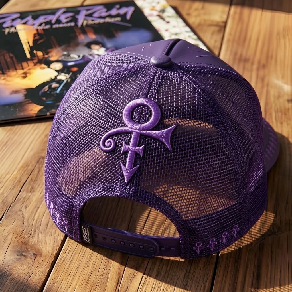 Purple Rain Music Legend 3D Embossed Trucker Hat