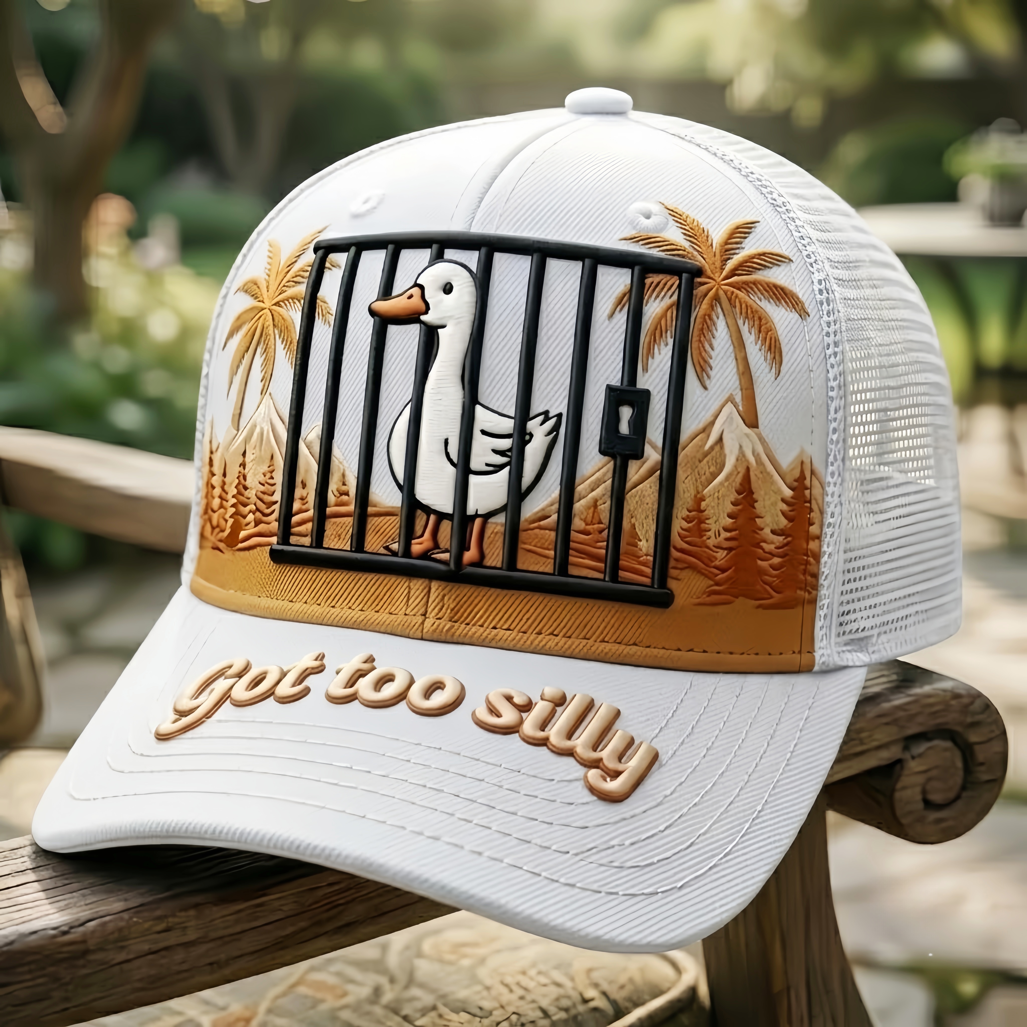 Got Too Silly Funny Duck Trucker Hat