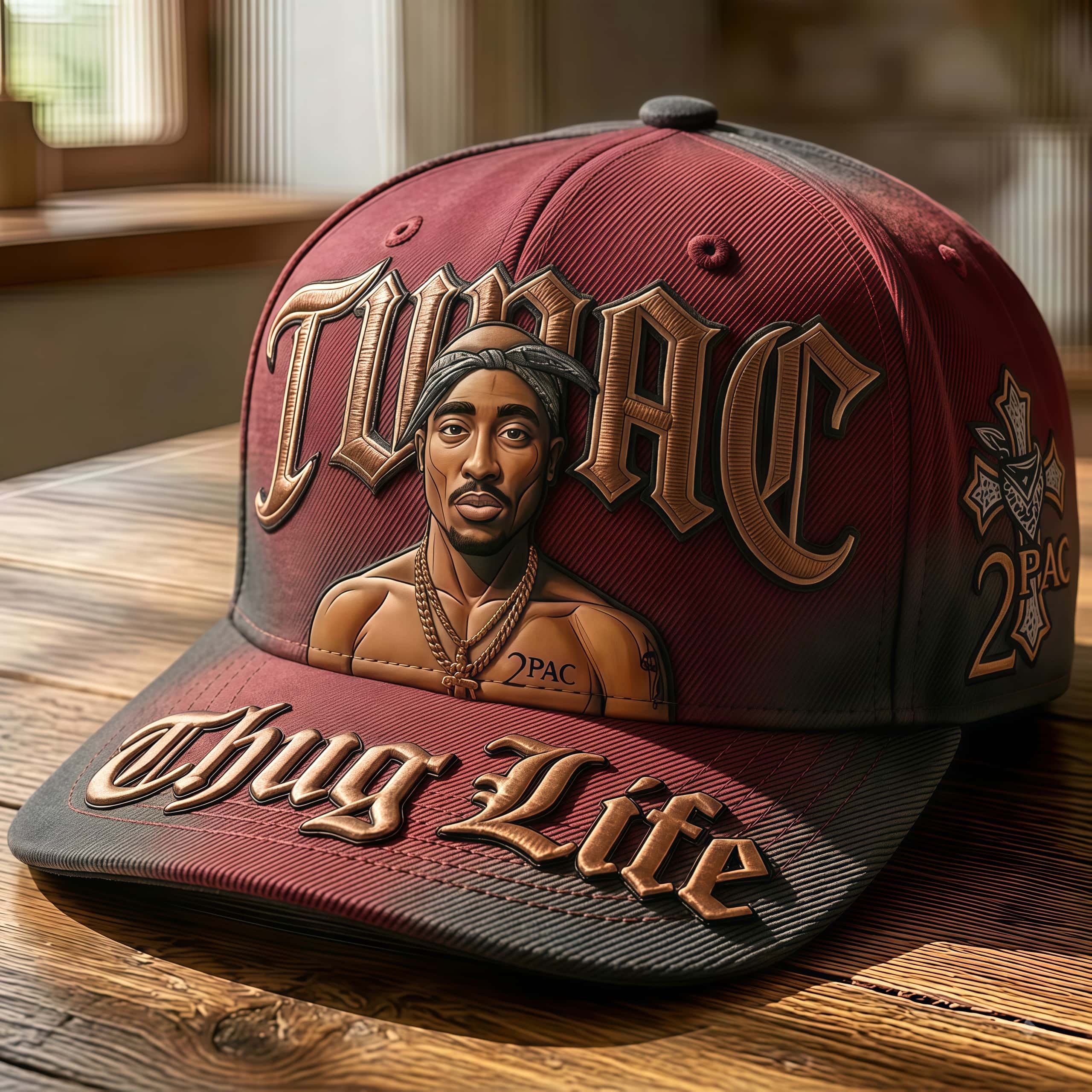 2Pac Thug Life Hip-Hop Baseball Cap