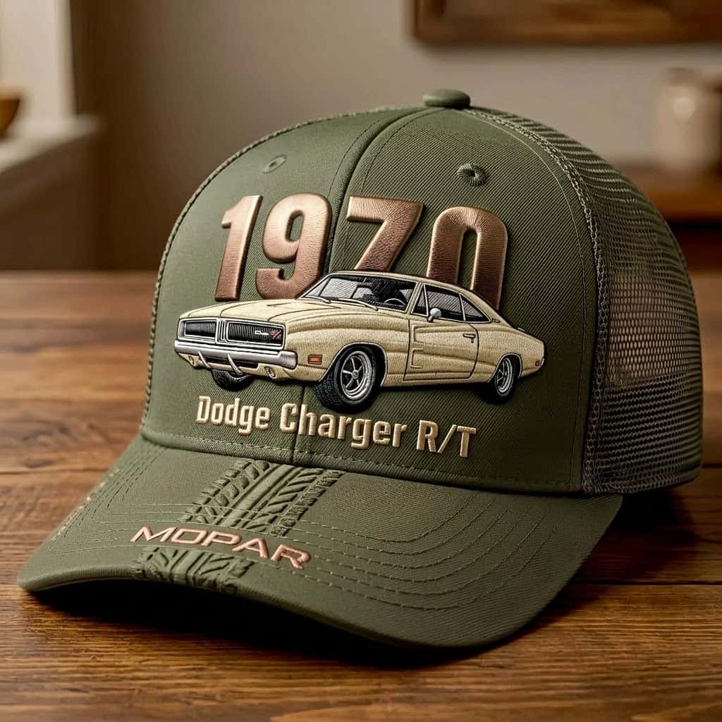1970 Dodge Charger R/T Classic Muscle Car Mesh Trucker Hat