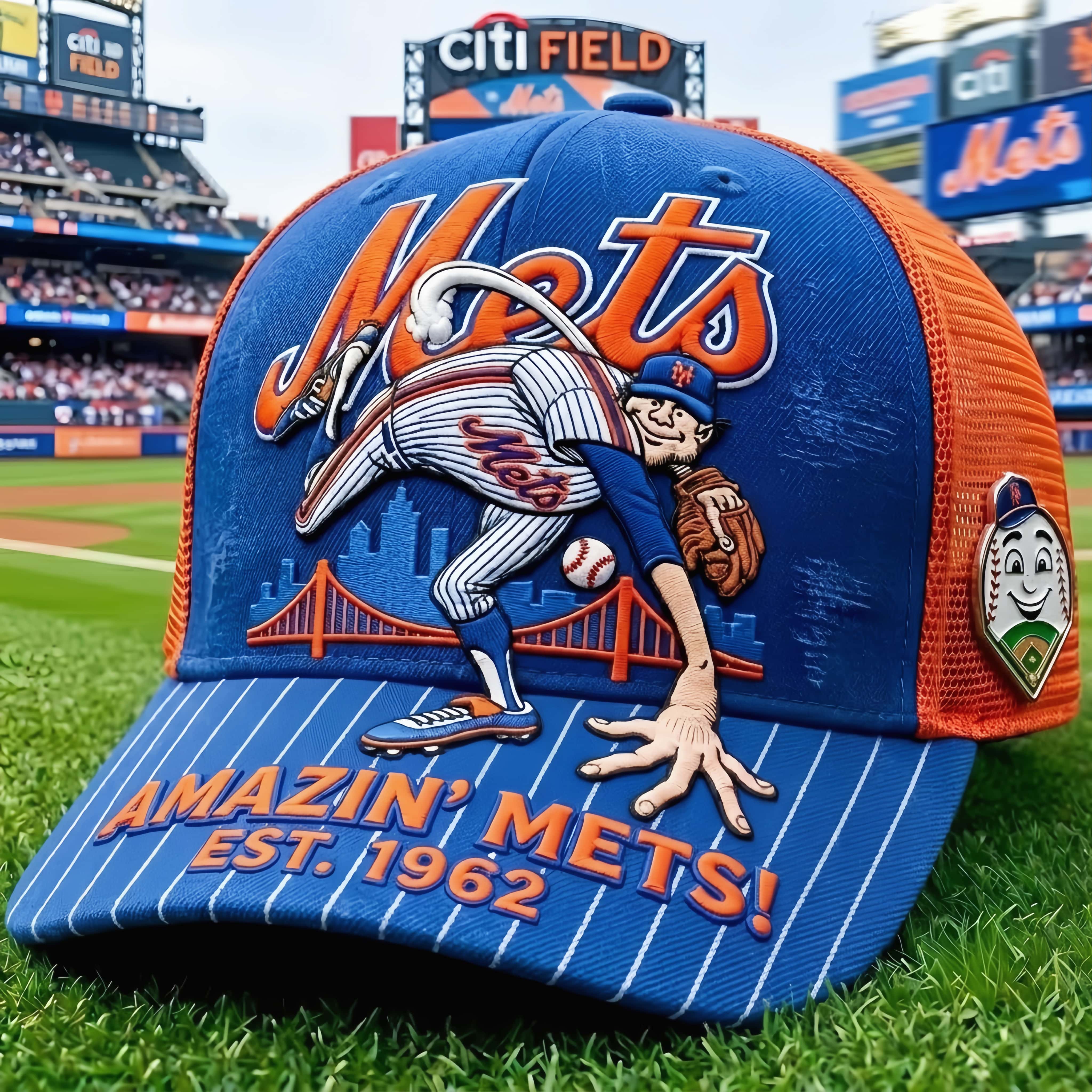 New York Baseball Trucker Hat