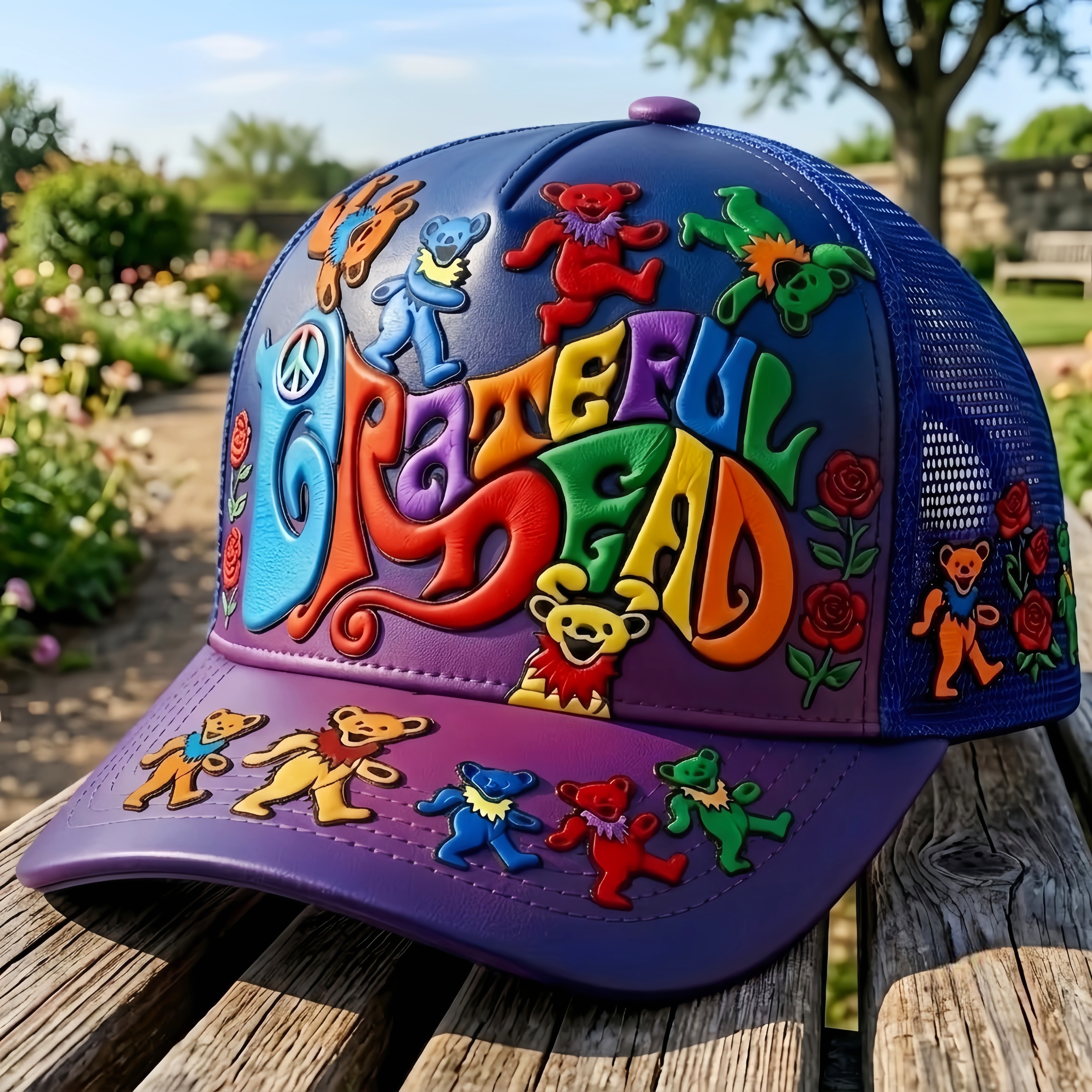 Dancing Bears Mesh Back Trucker Hat