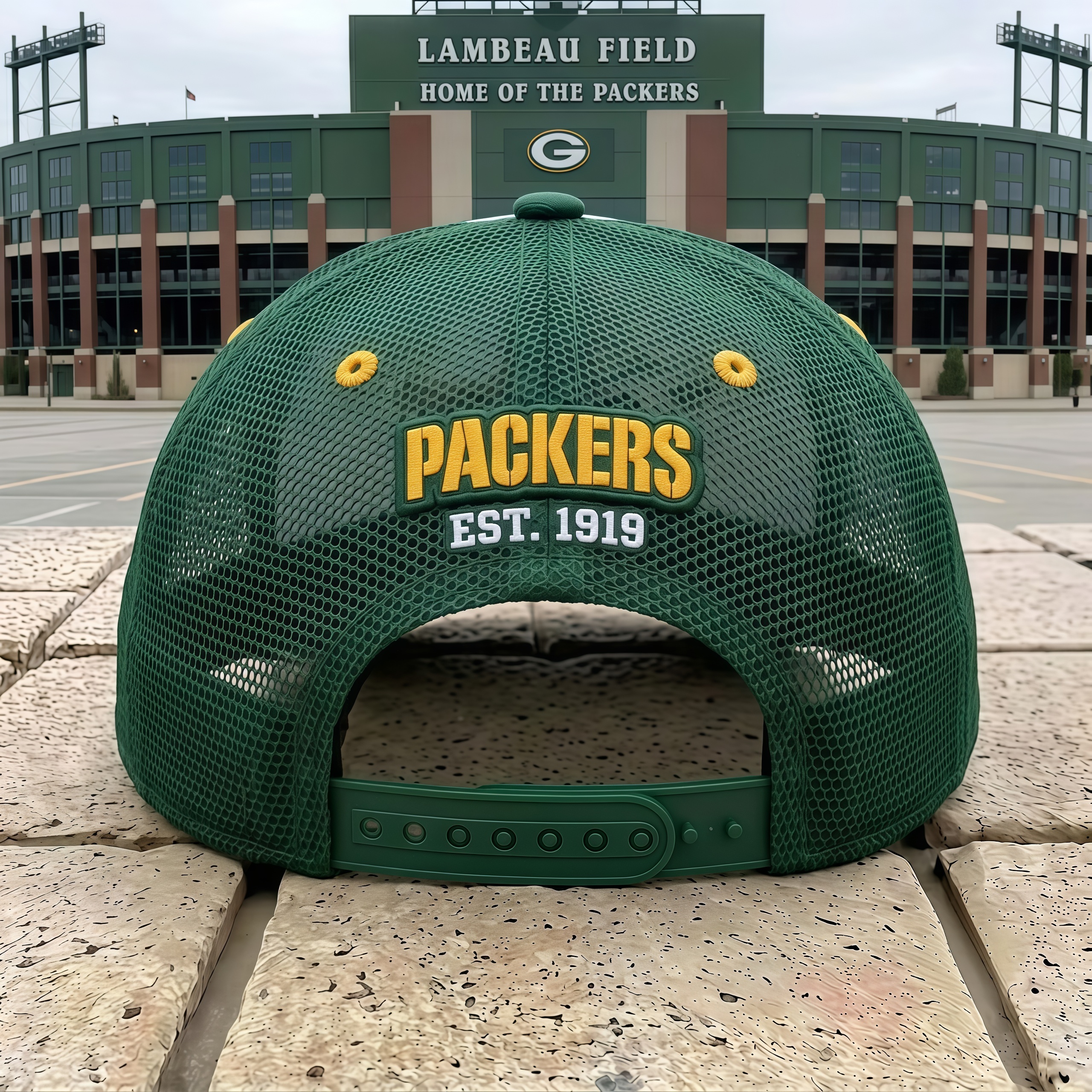 Green Bay Football Fan Trucker Hat