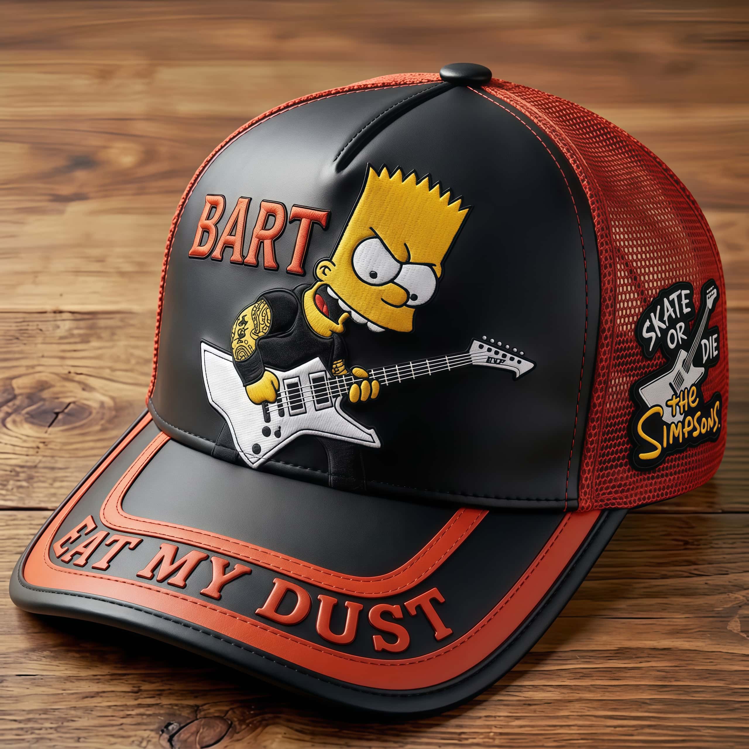 The Simpsons Bart Simpson James Hetfield Edition Trucker Hat