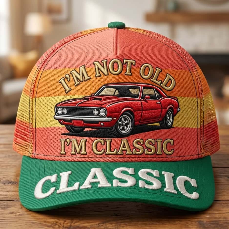 I'm Not Old I'm Classic Retro Baseball Cap