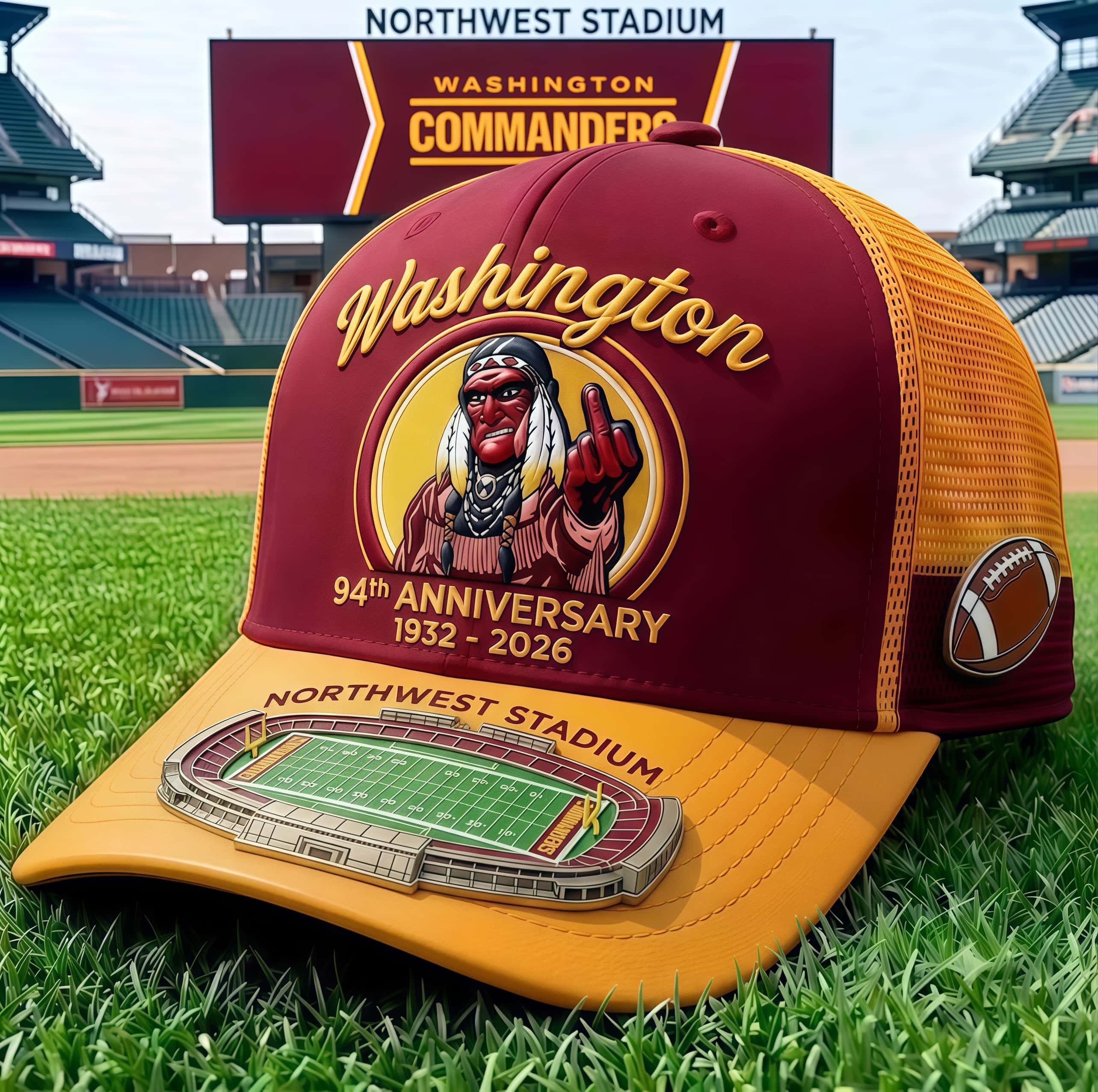 Washington Football 94th Anniversary Commemorative Mesh Trucker Hat