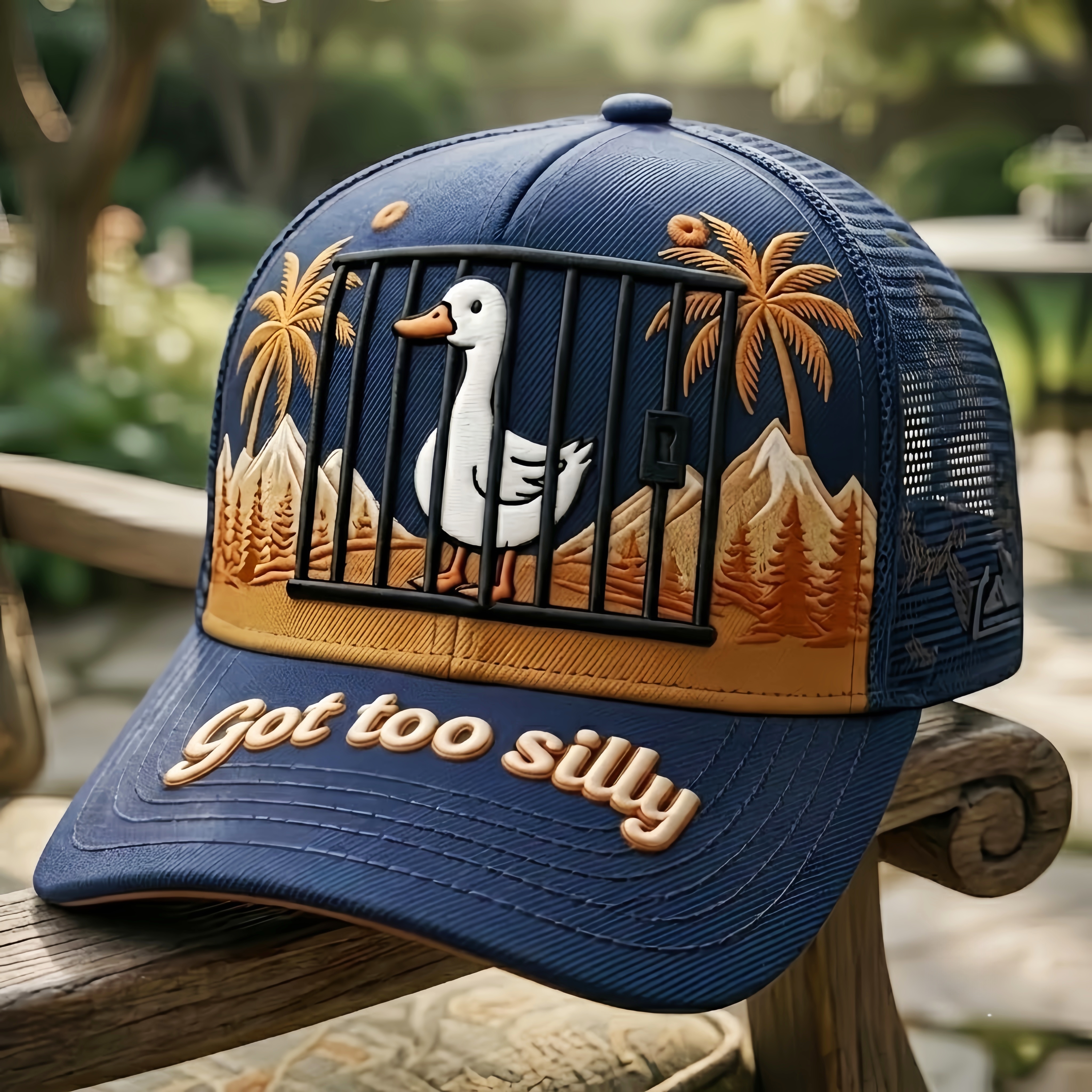 Got Too Silly Funny Duck Trucker Hat