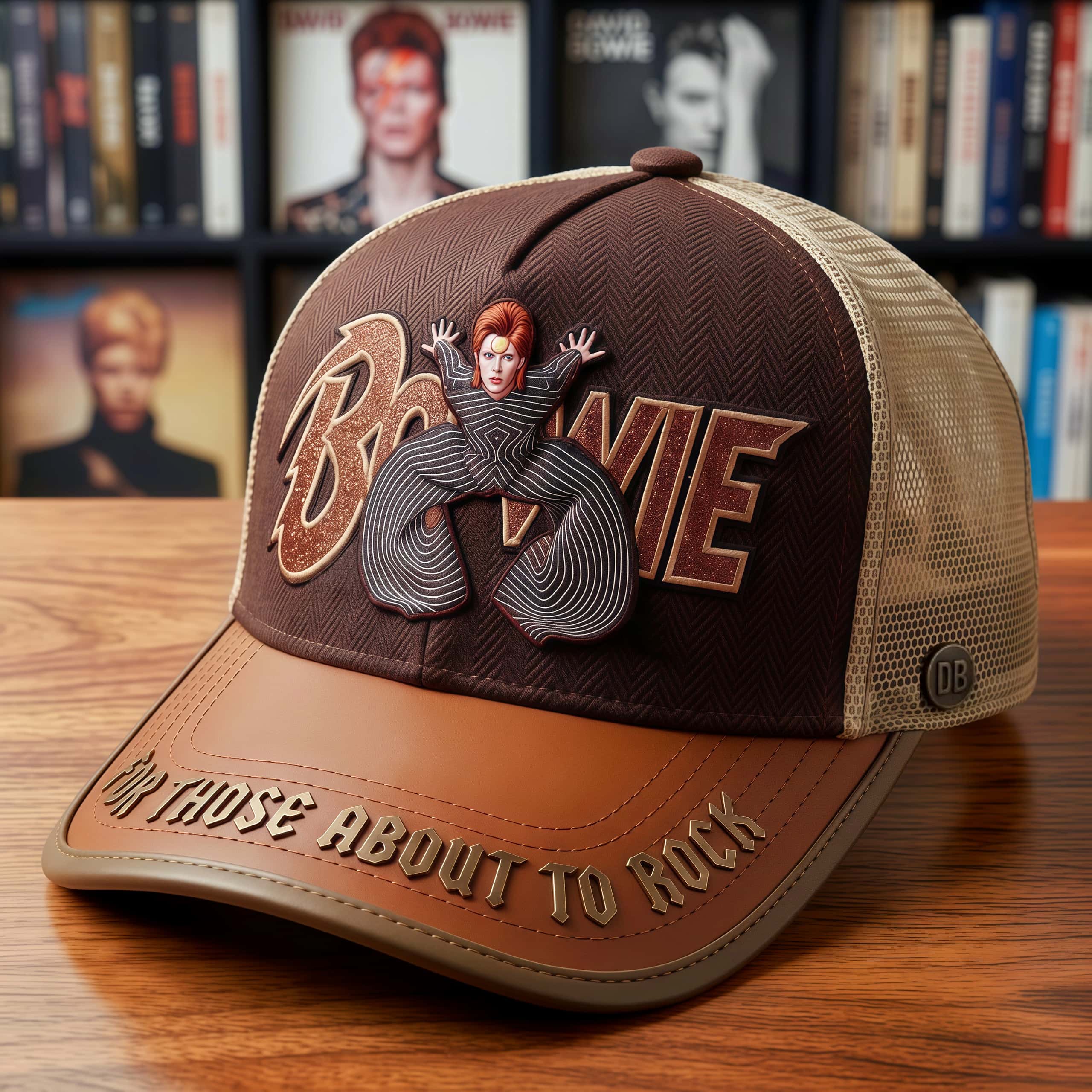 David Bowie Ziggy Stardust Trucker Hat