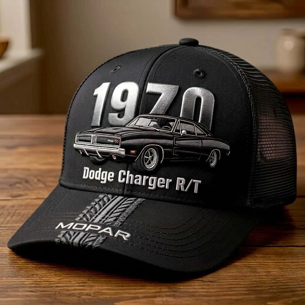 1970 Dodge Charger R/T Classic Muscle Car Mesh Trucker Hat