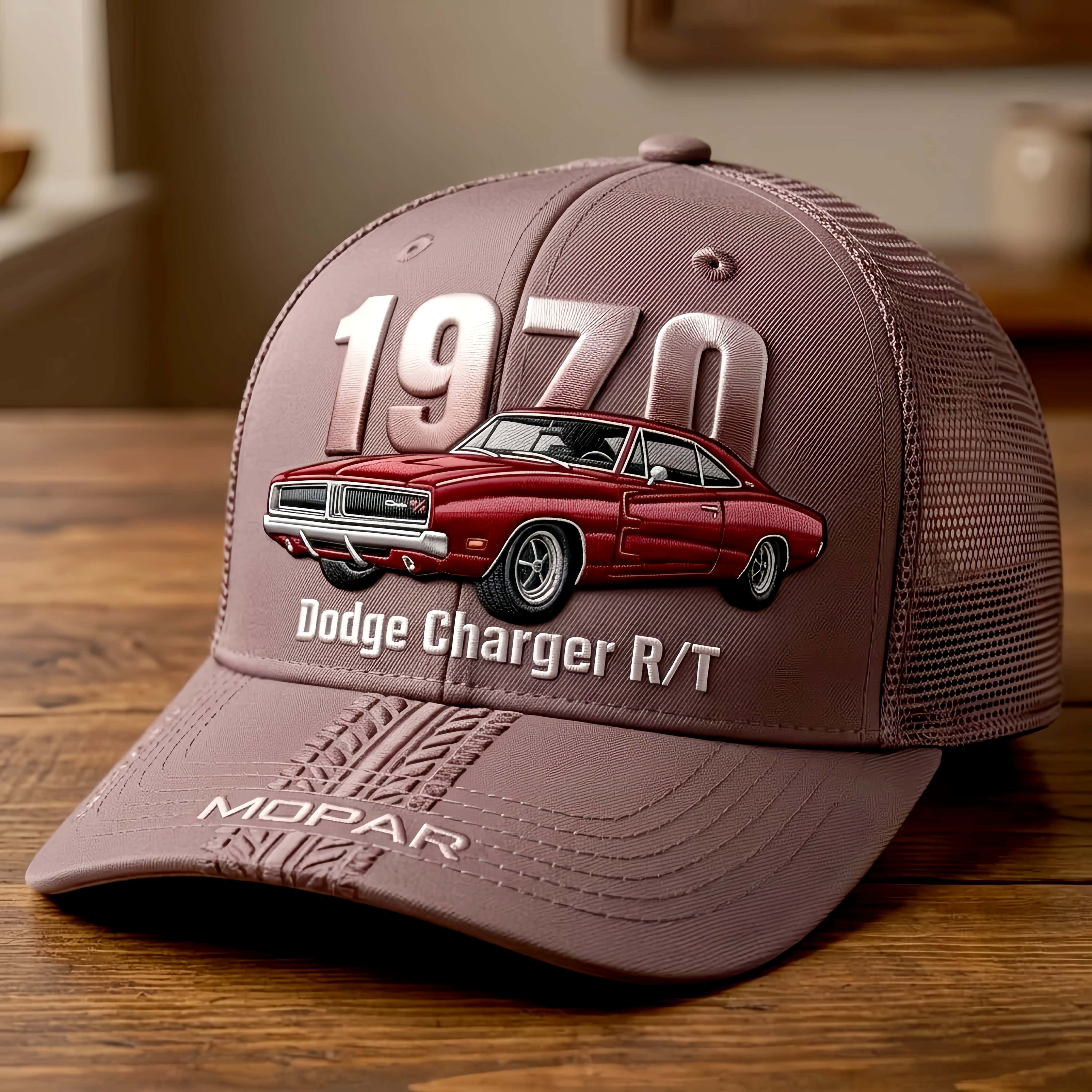 1970 Dodge Charger R/T Classic Muscle Car Mesh Trucker Hat
