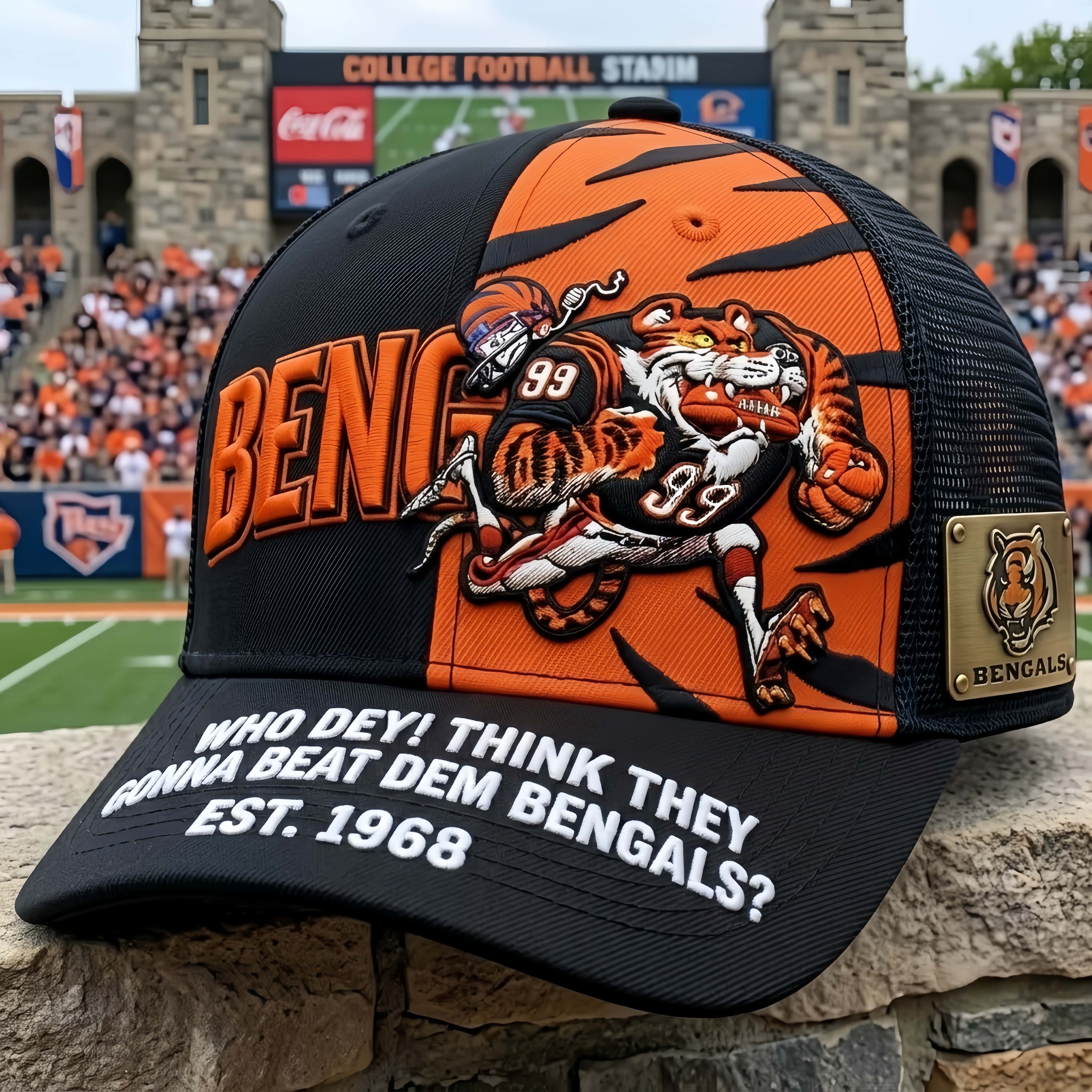 Bengals Fan Snapback Trucker Hat