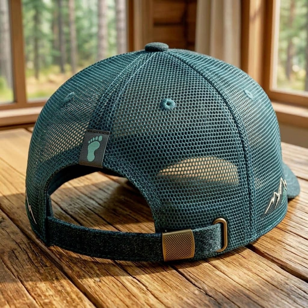 Funny Bigfoot Middle Finger Trucker Hat