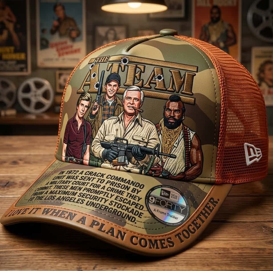 The A-Team Retro 80s TV Show Trucker Hat