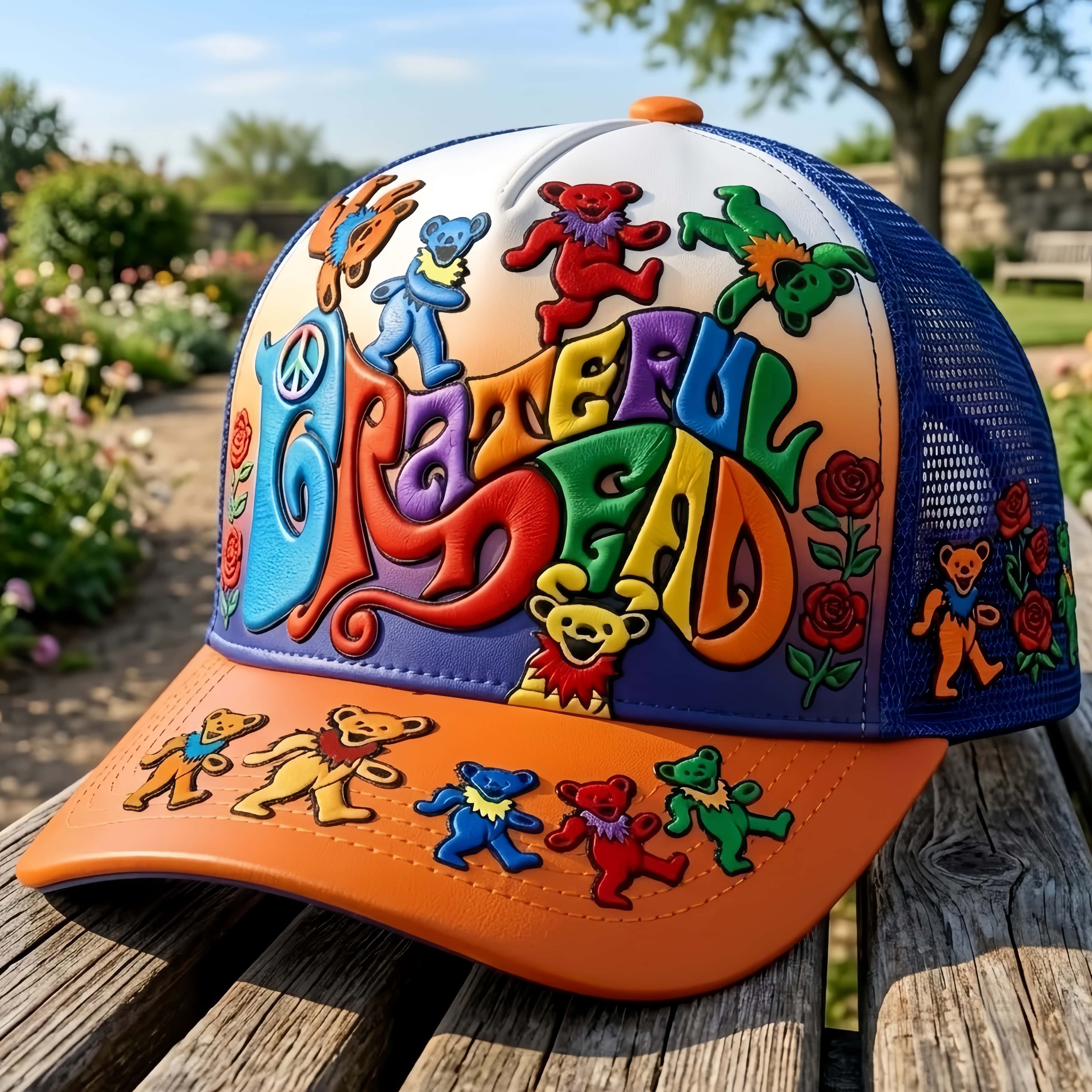 Dancing Bears Mesh Back Trucker Hat