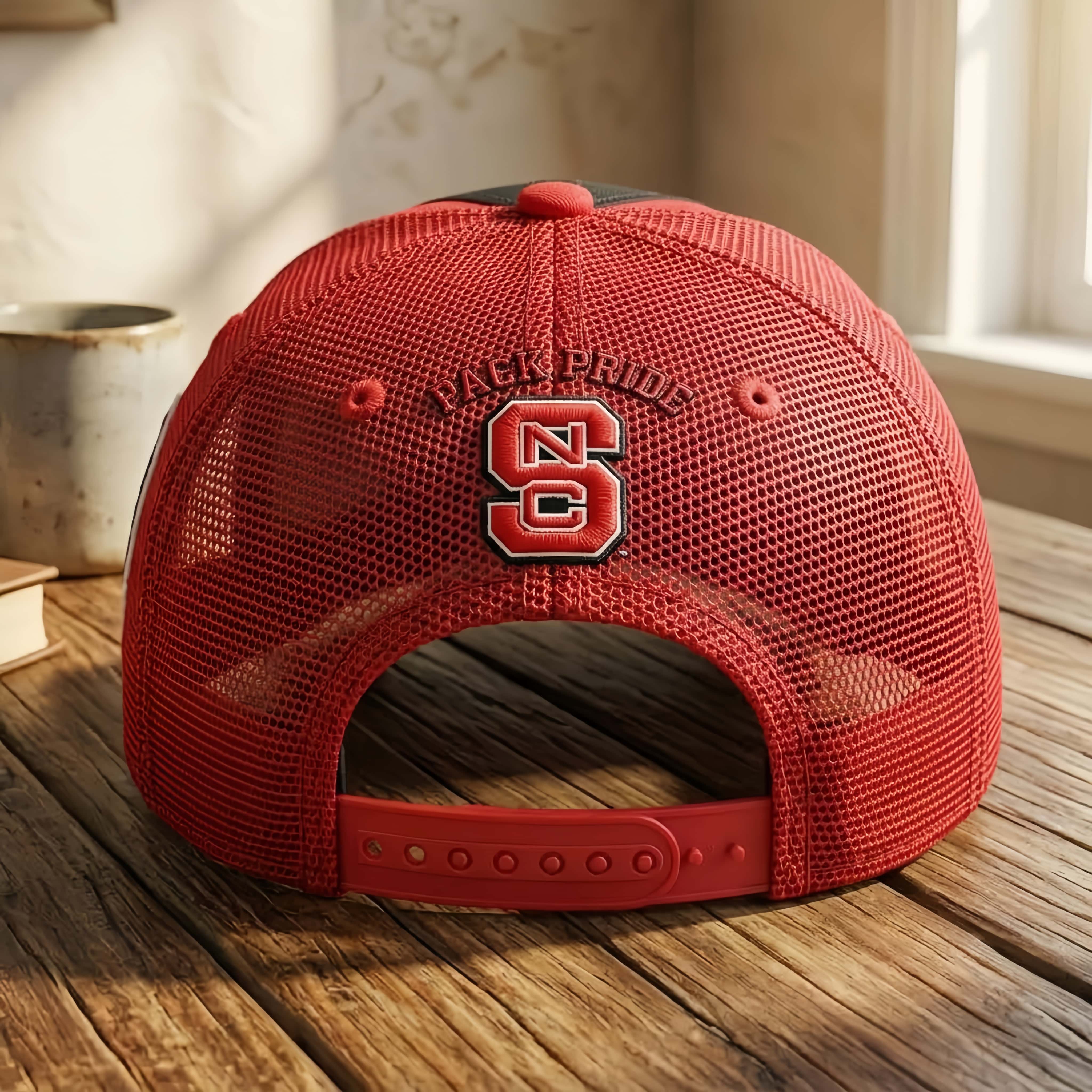 NC State Wolfpack Strutting Tuffy Mascot Trucker Hat