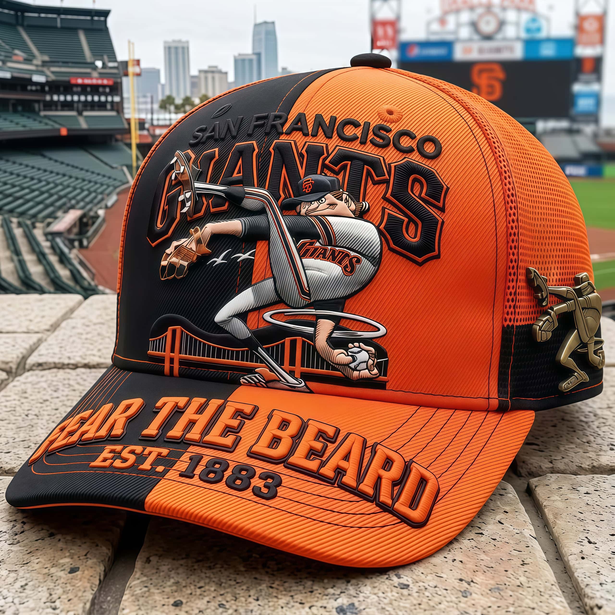 San Francisco Baseball Fan Snapback Cap