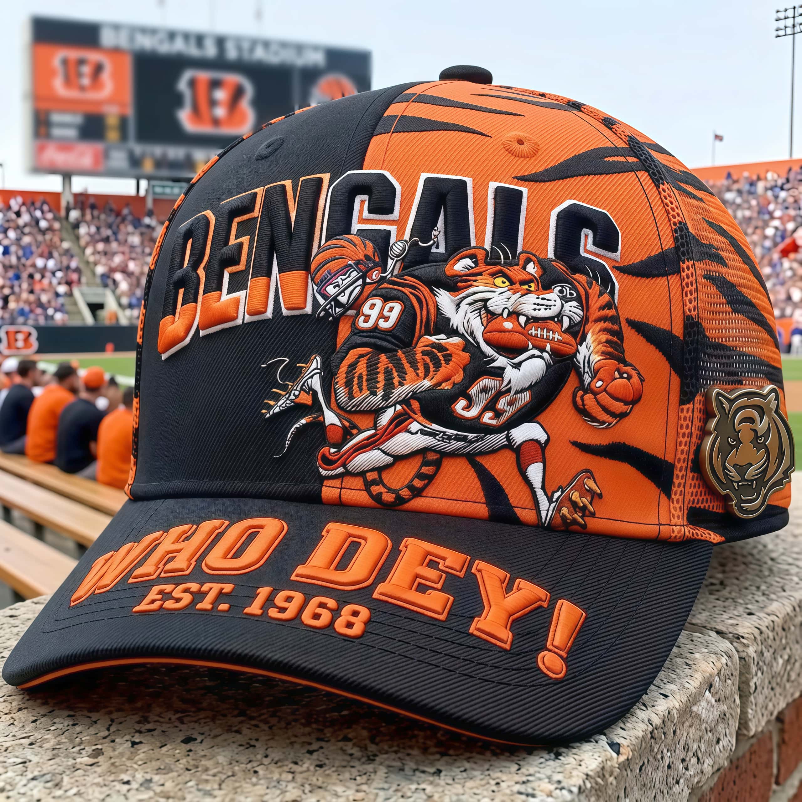 Bengals Fan Snapback Trucker Hat