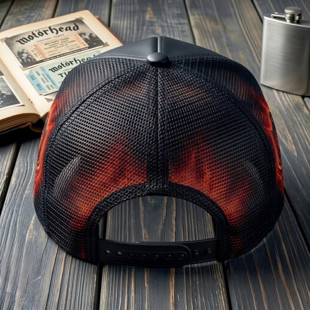 Motörhead Heavy Metal Legend 3D Embossed Trucker Hat 