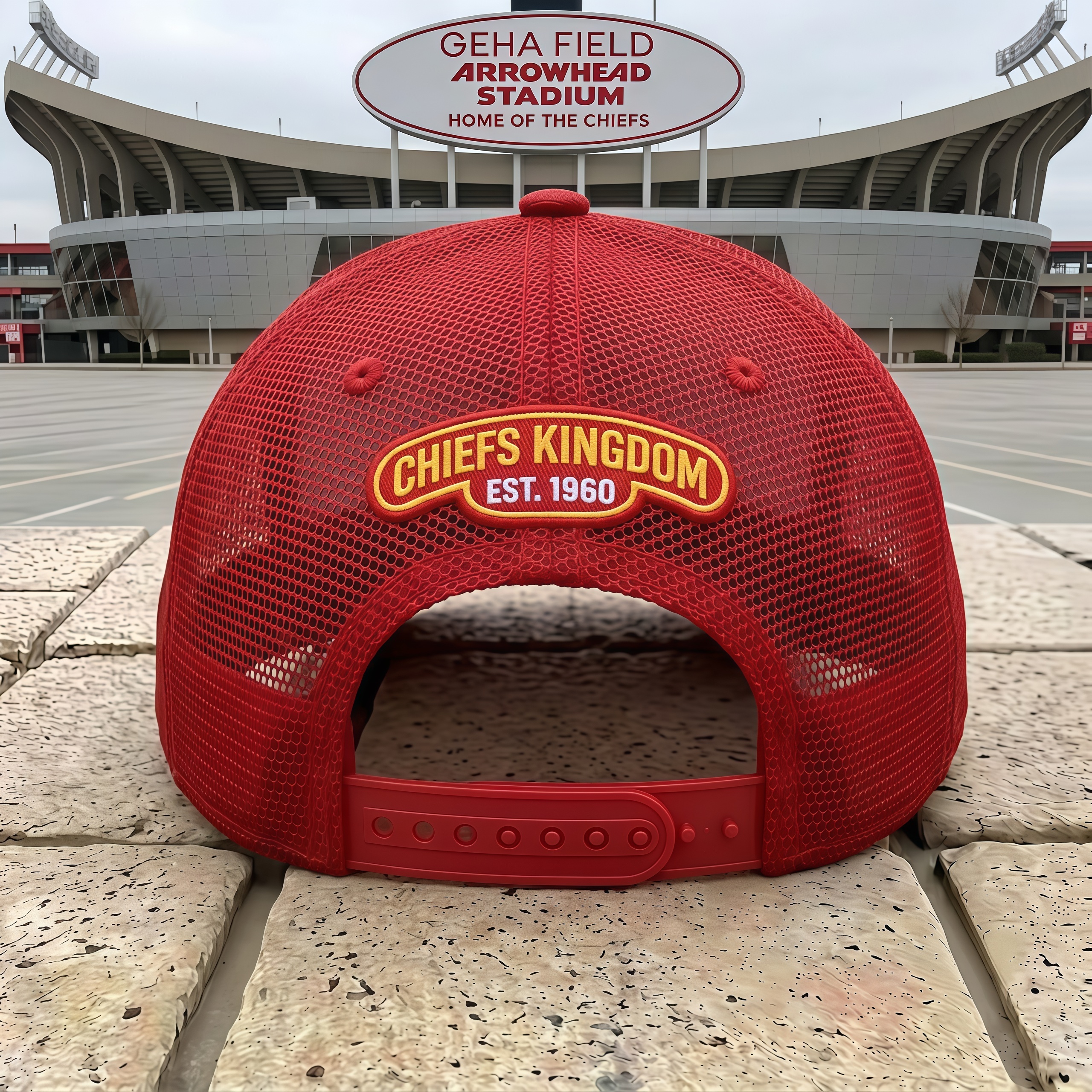 Kansas City Football Fan Trucker Hat
