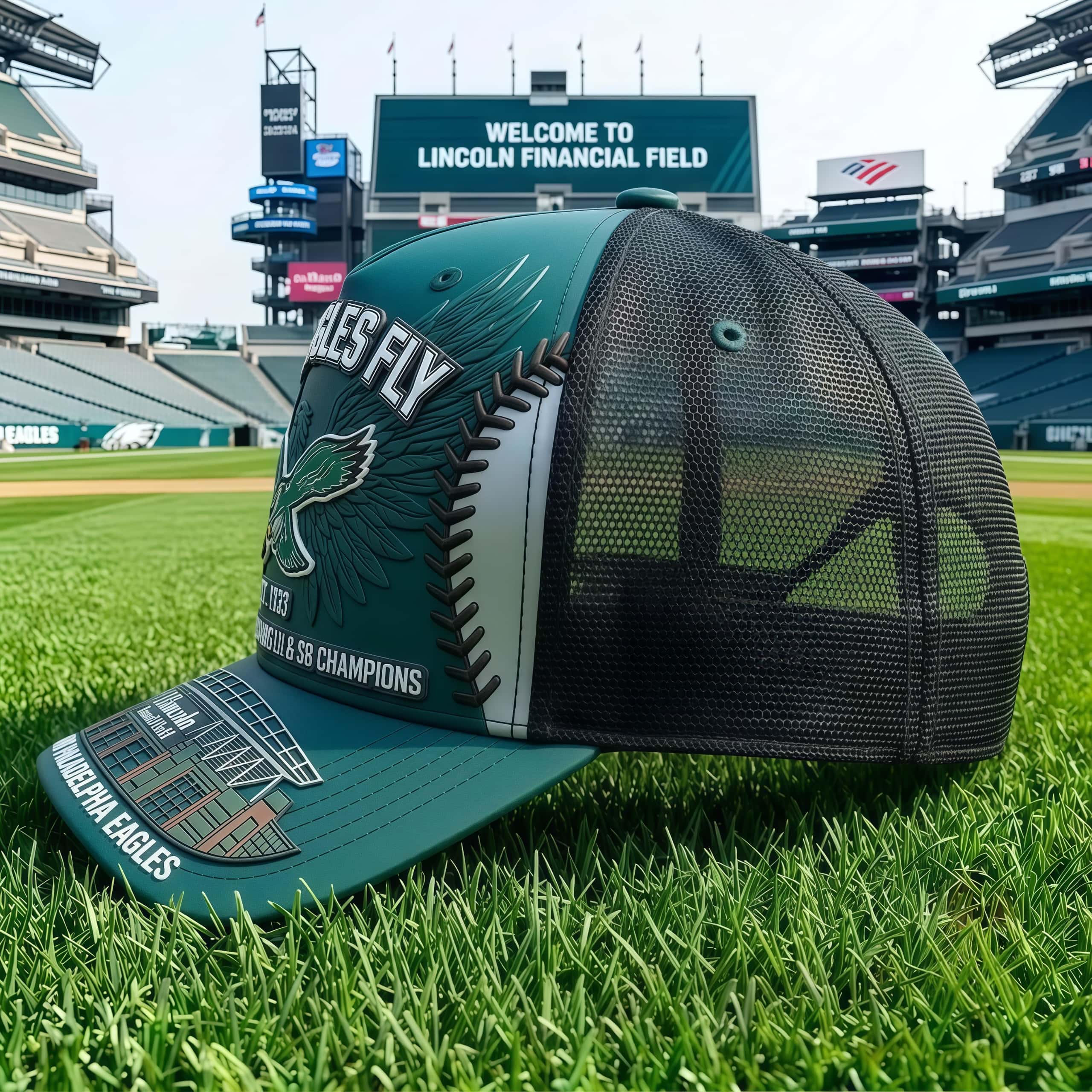 Fly Eagles Fly Philadelphia Football Trucker Hat