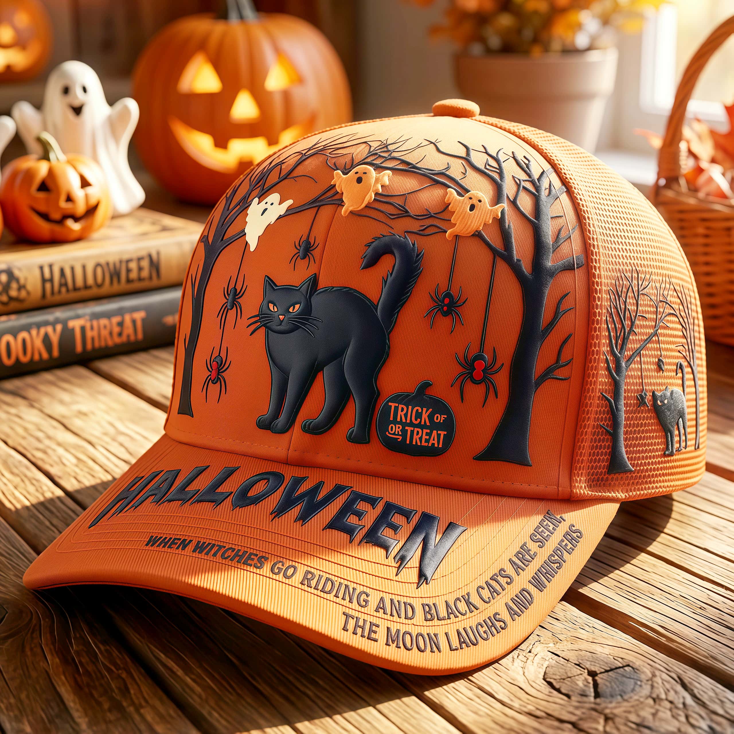 Vintage Halloween Trucker Hat