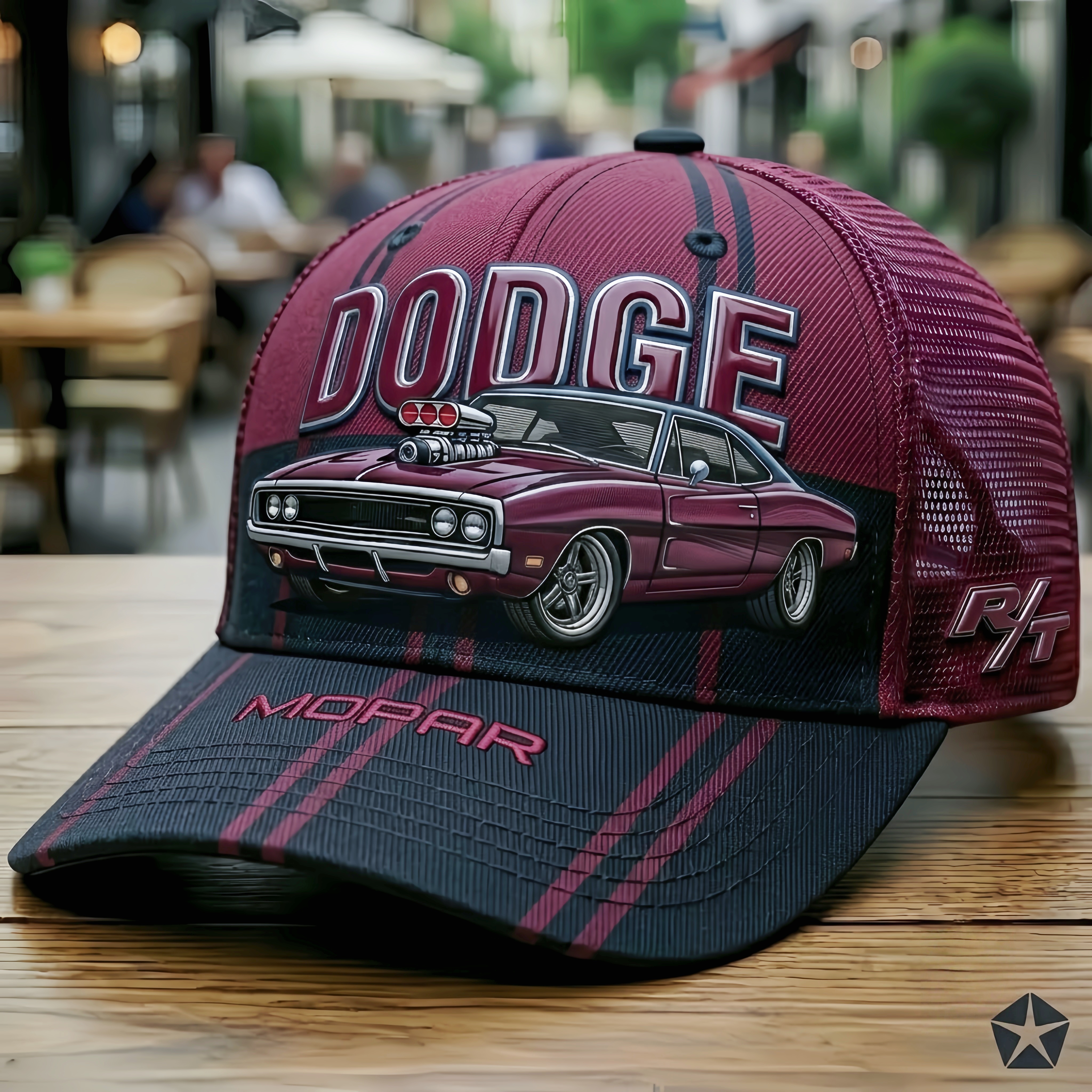 Vintage Dodge Muscle Car Trucker Hat