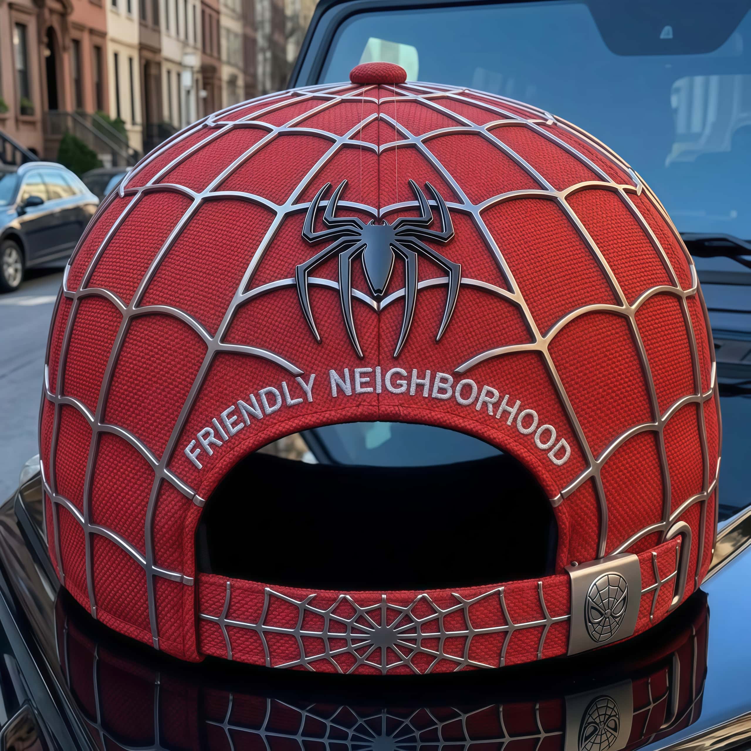 Superhero Spider Suit Snapback Baseball Cap