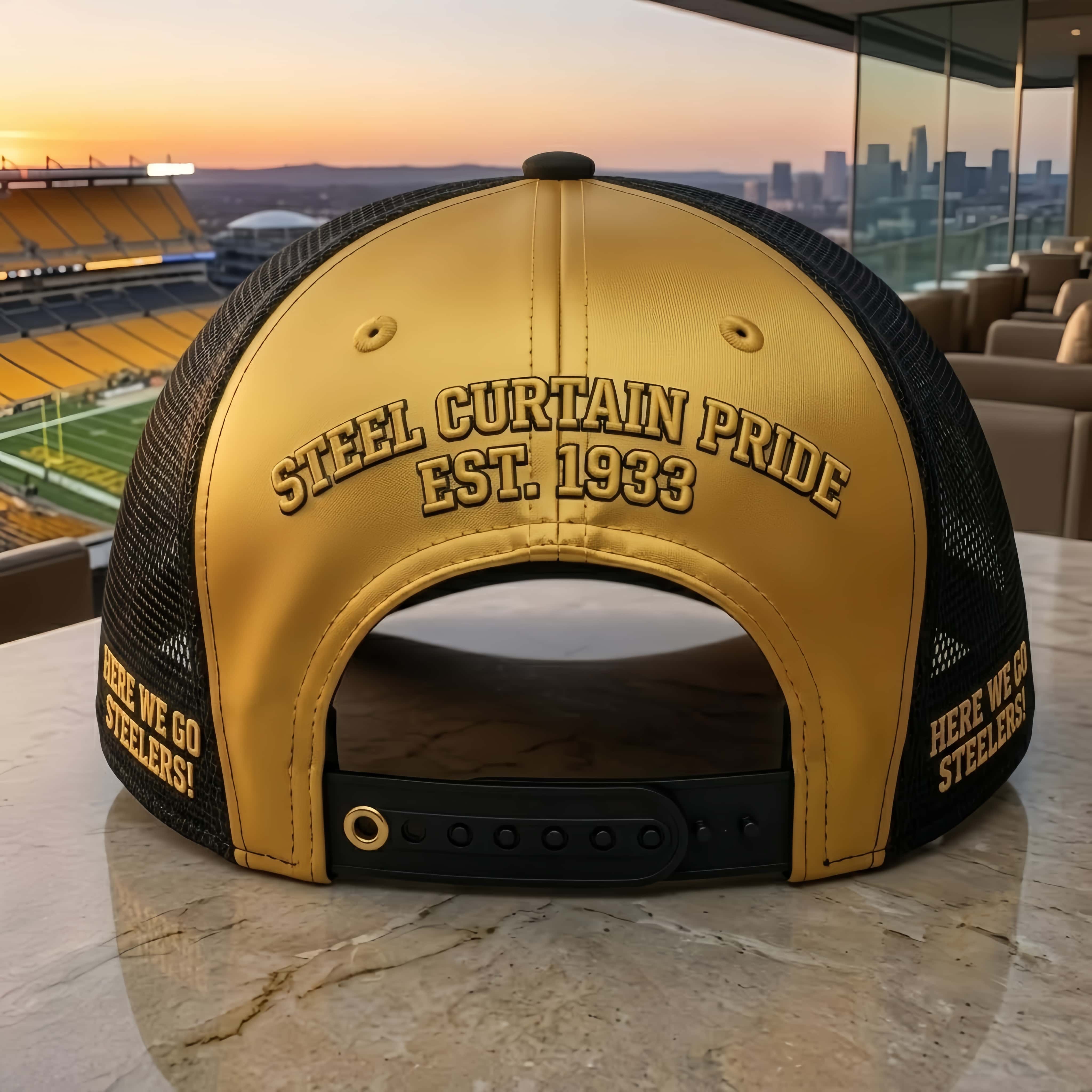 Pittsburgh Football Legends Steel Curtain Trucker Hat