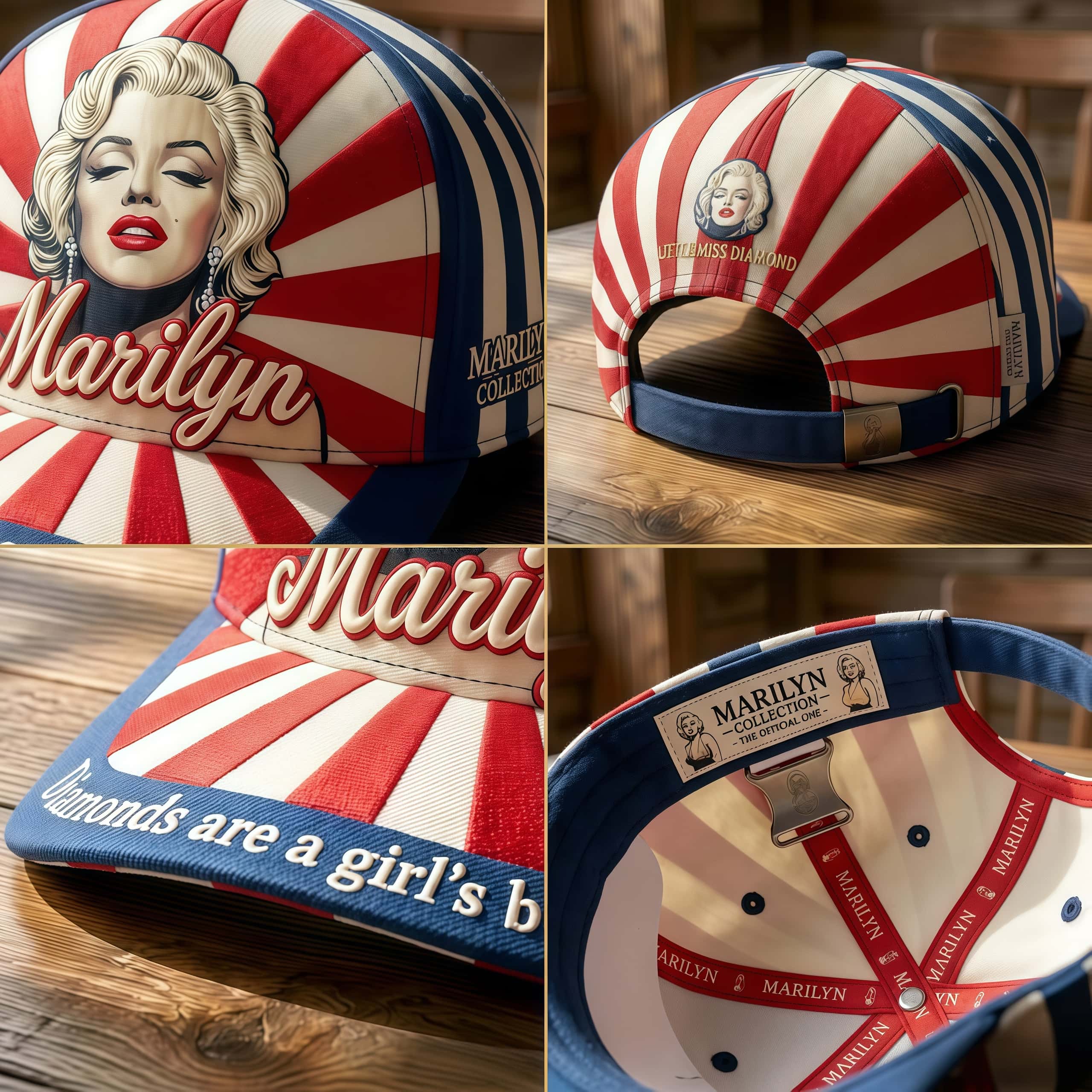 Marilyn Vintage Baseball Cap
