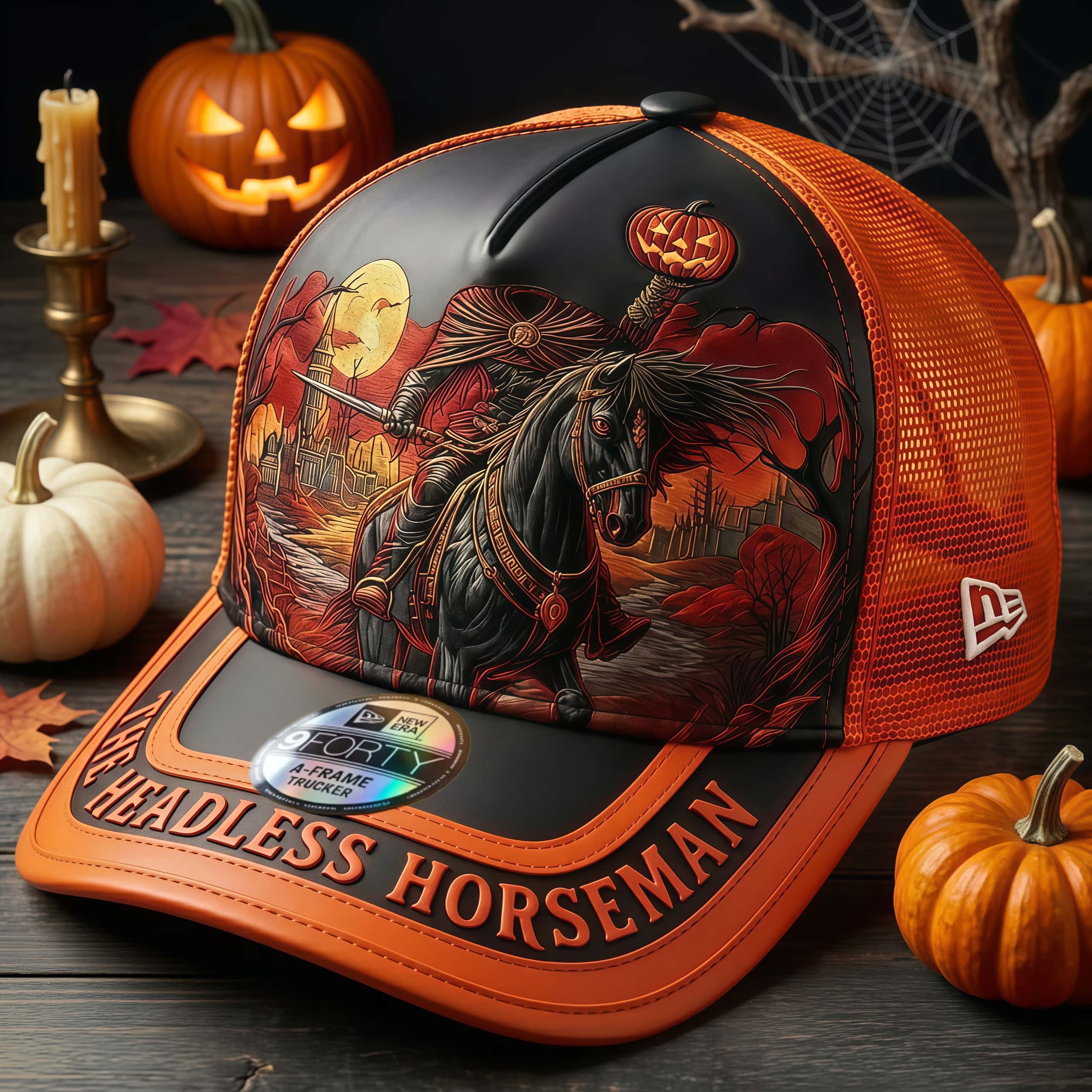 The Headless Horseman Trucker Hat
