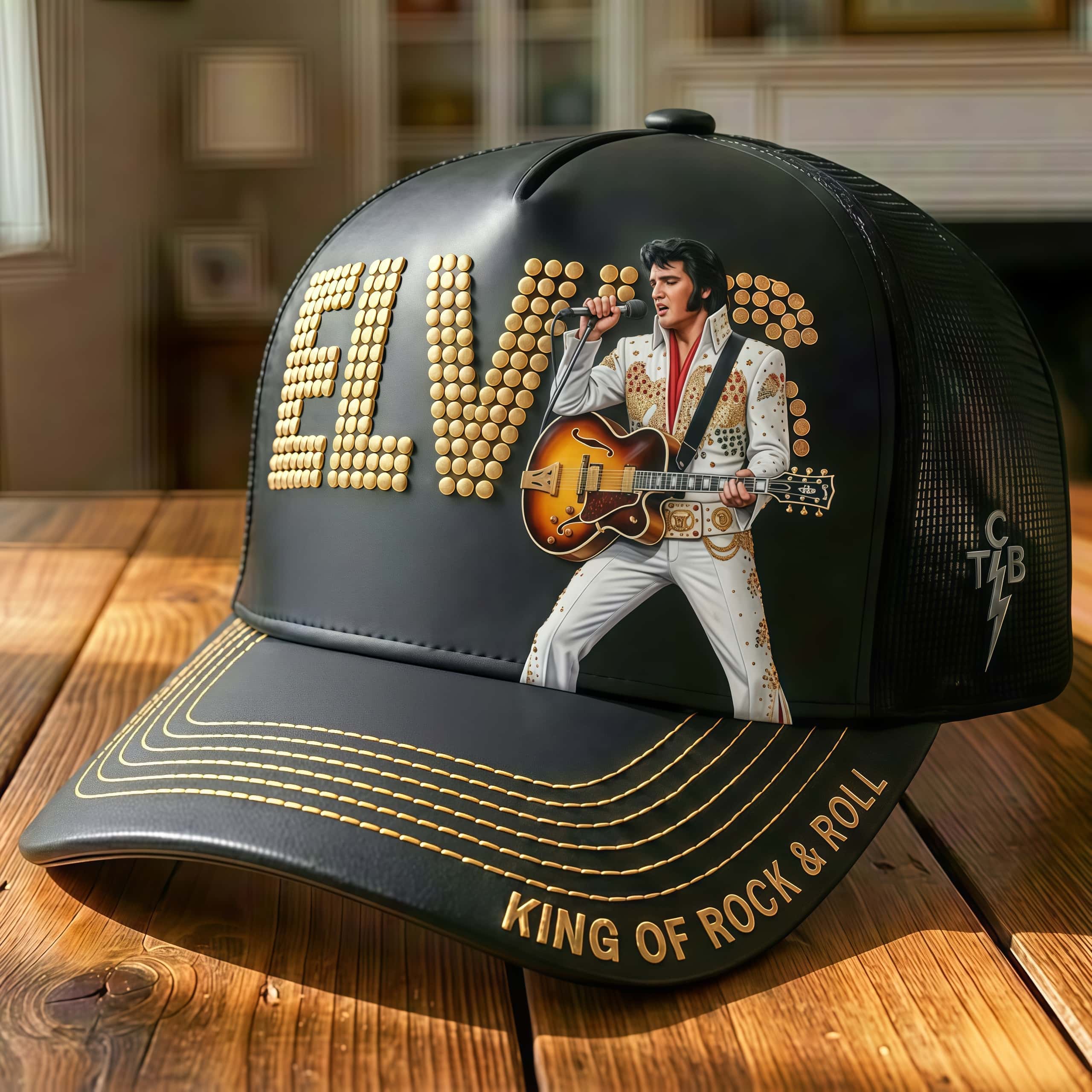King of Rock & Roll Mesh Trucker Hat