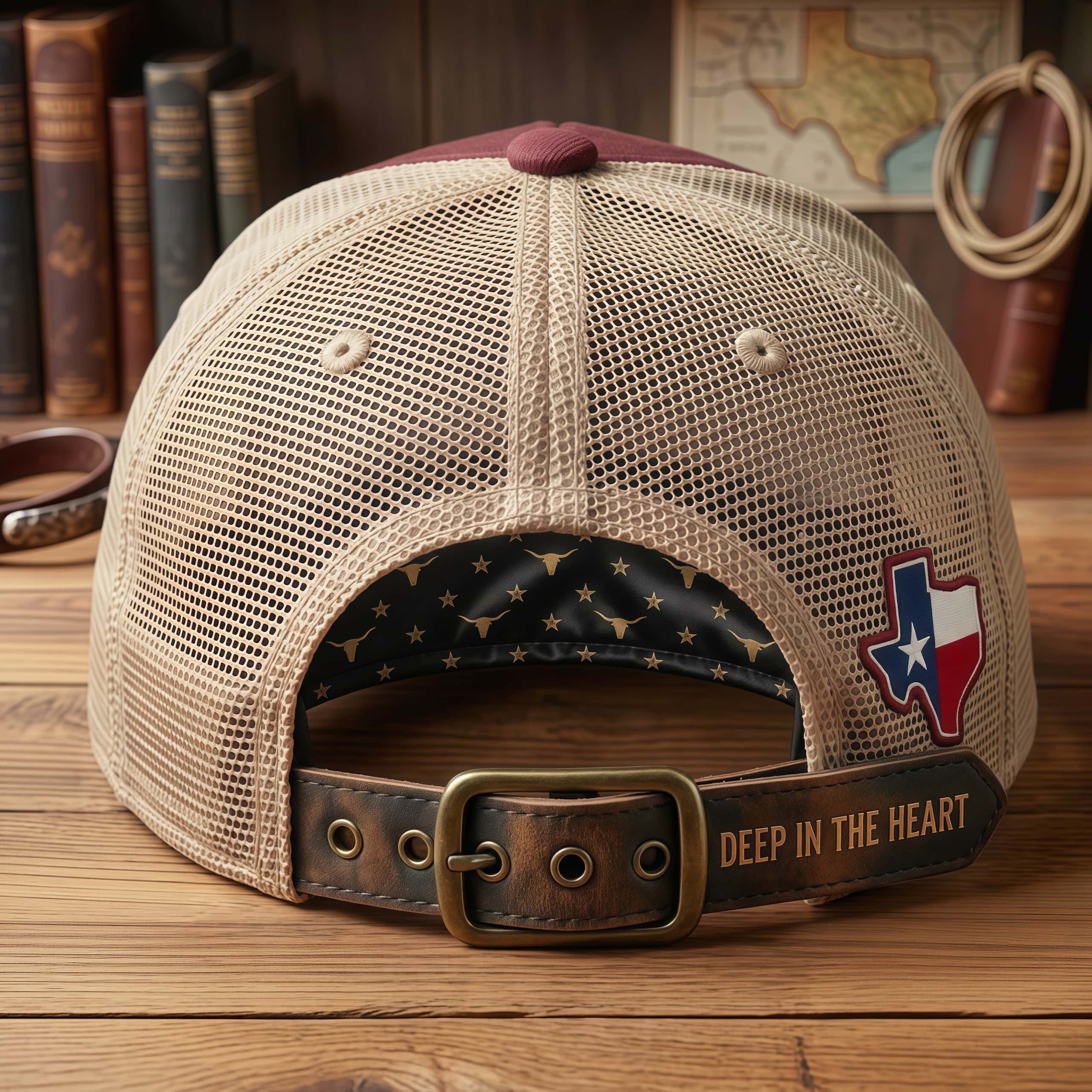 Texas Longhorn Trucker Hat Lone Star Pride