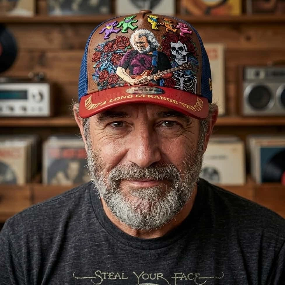 Grateful Dead Jerry Garcia Trucker Hat