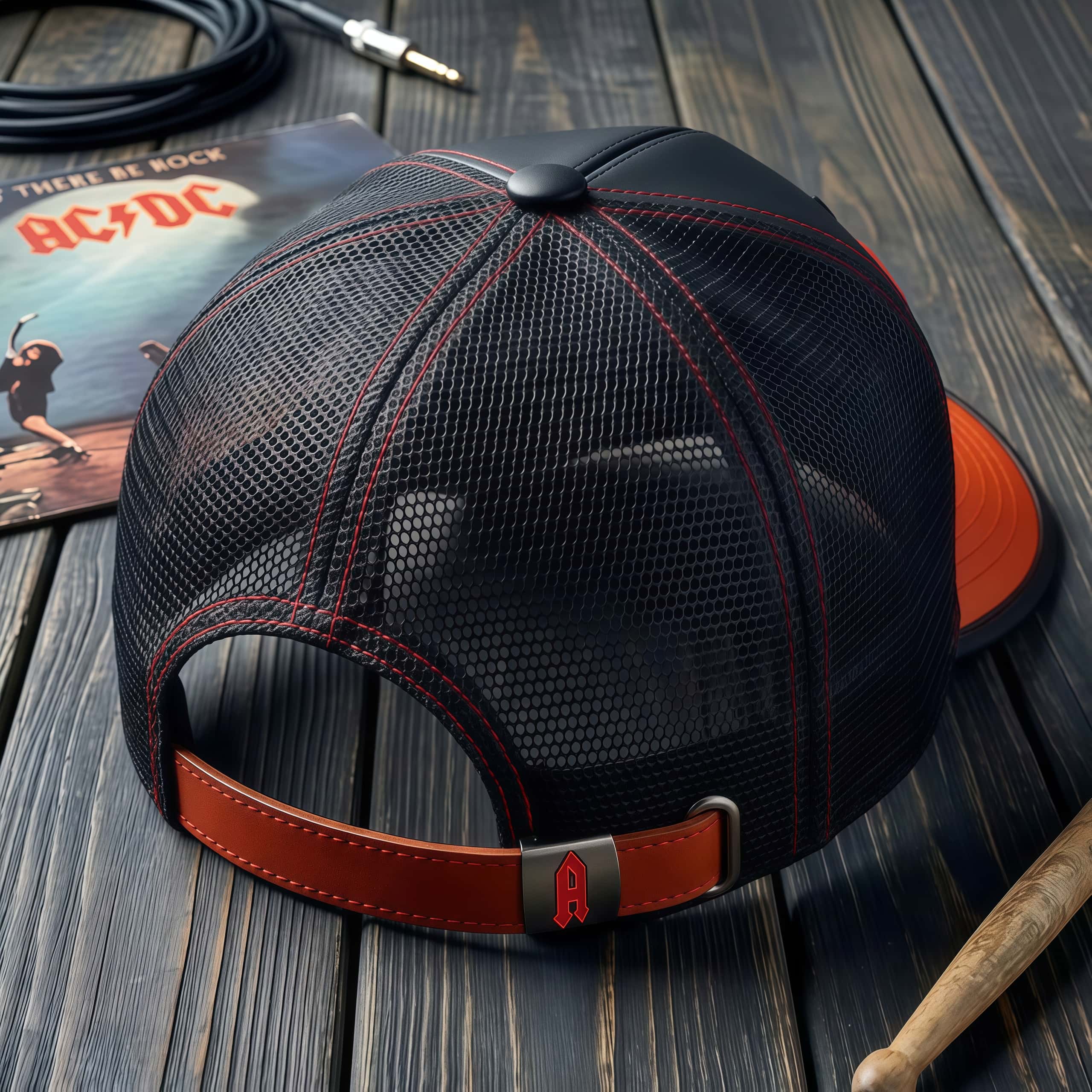 Hard Rock Legend 3D Embossed Trucker Hat