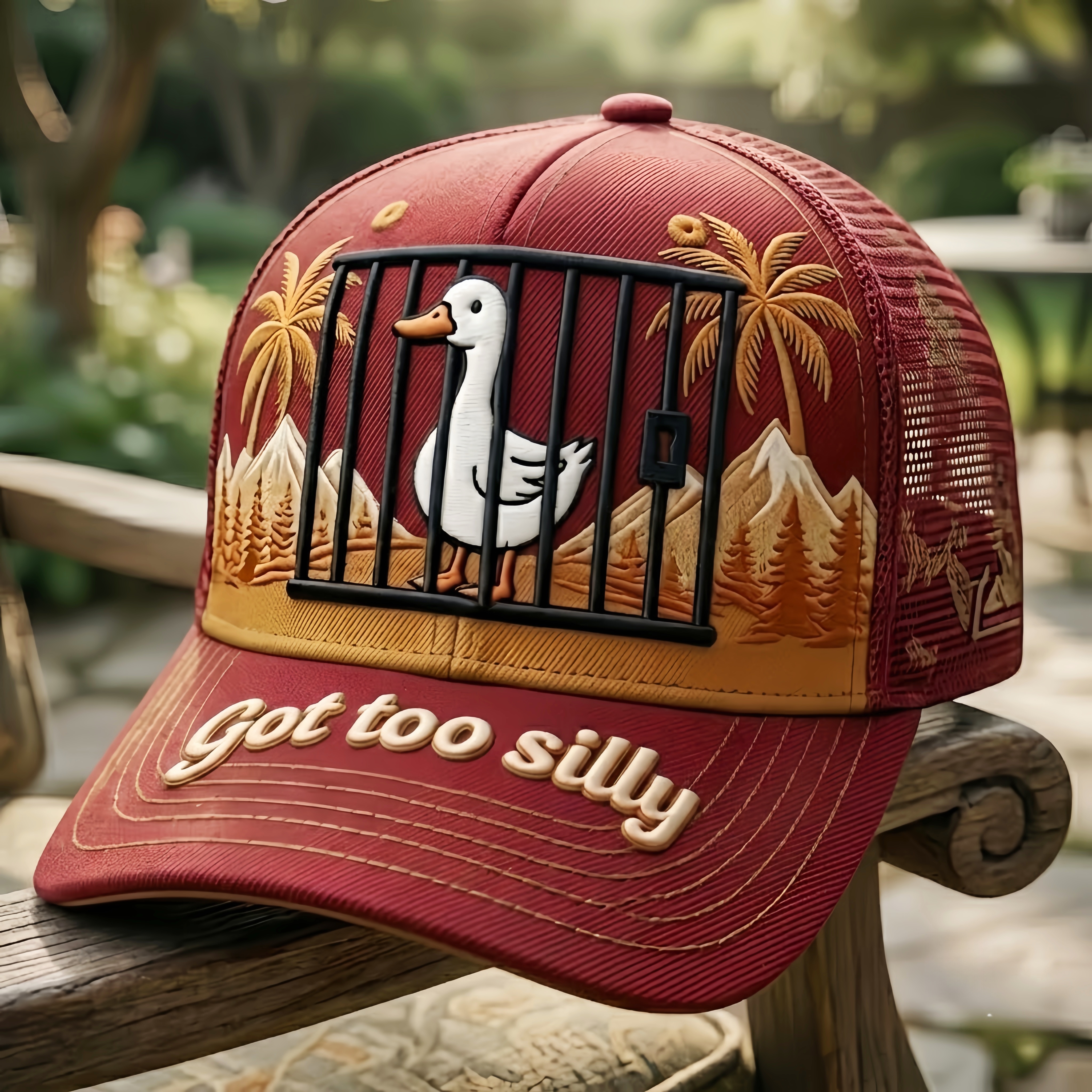 Got Too Silly Funny Duck Trucker Hat