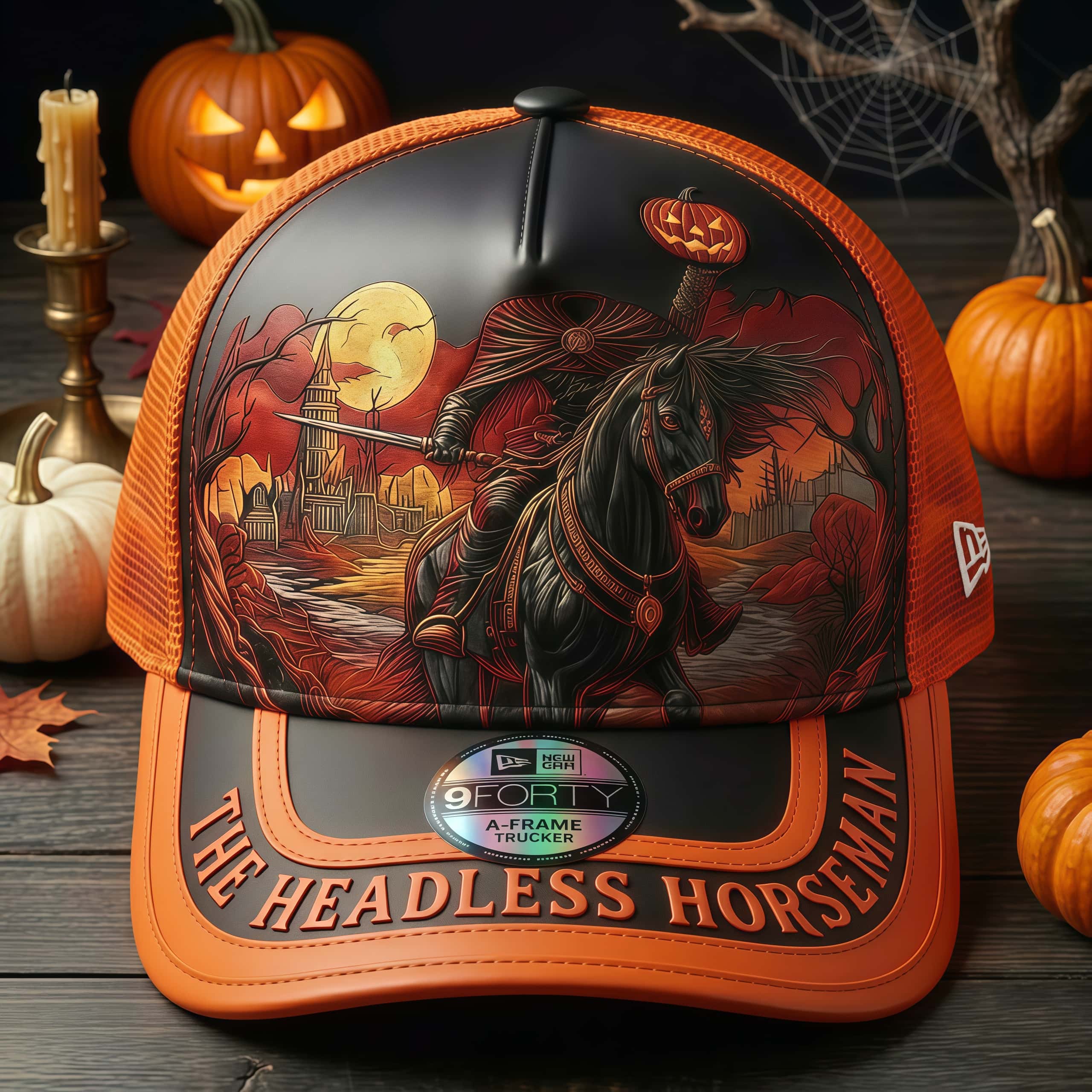 The Headless Horseman Trucker Hat